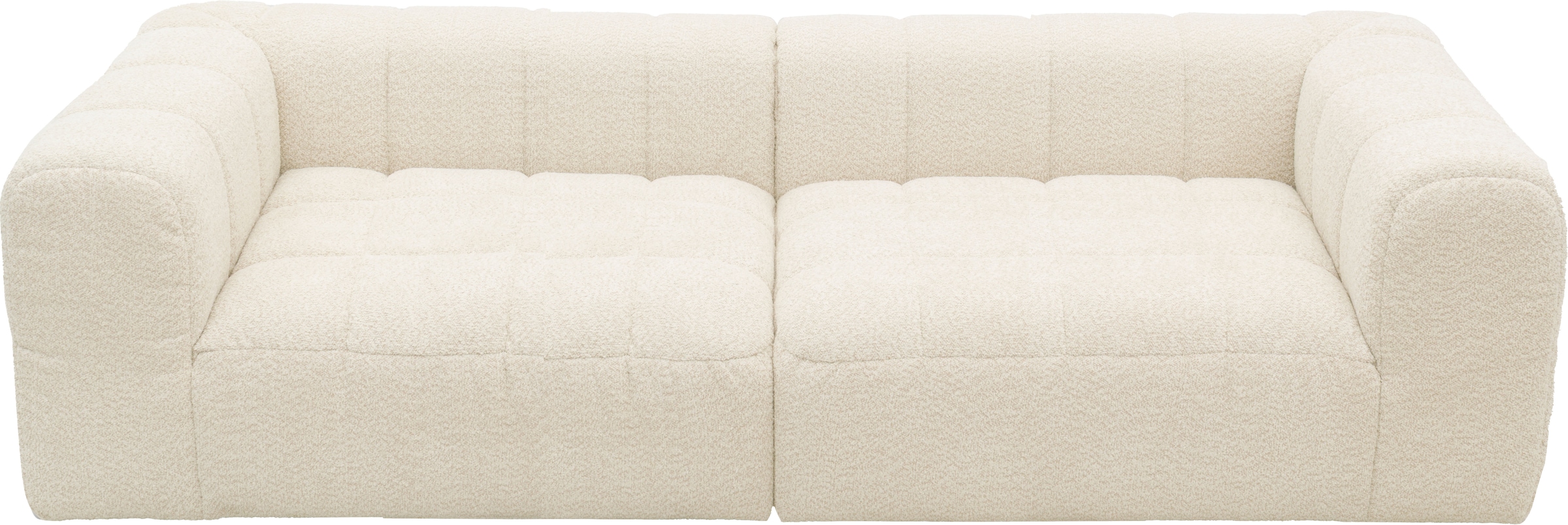 DOMO collection Big-Sofa »800019 Megasofa in 2 Breiten, Kassettensteppung, modern, Federkern«, (2 St.), Bigsofa mit Taschenfederkern und Kassettensteppung