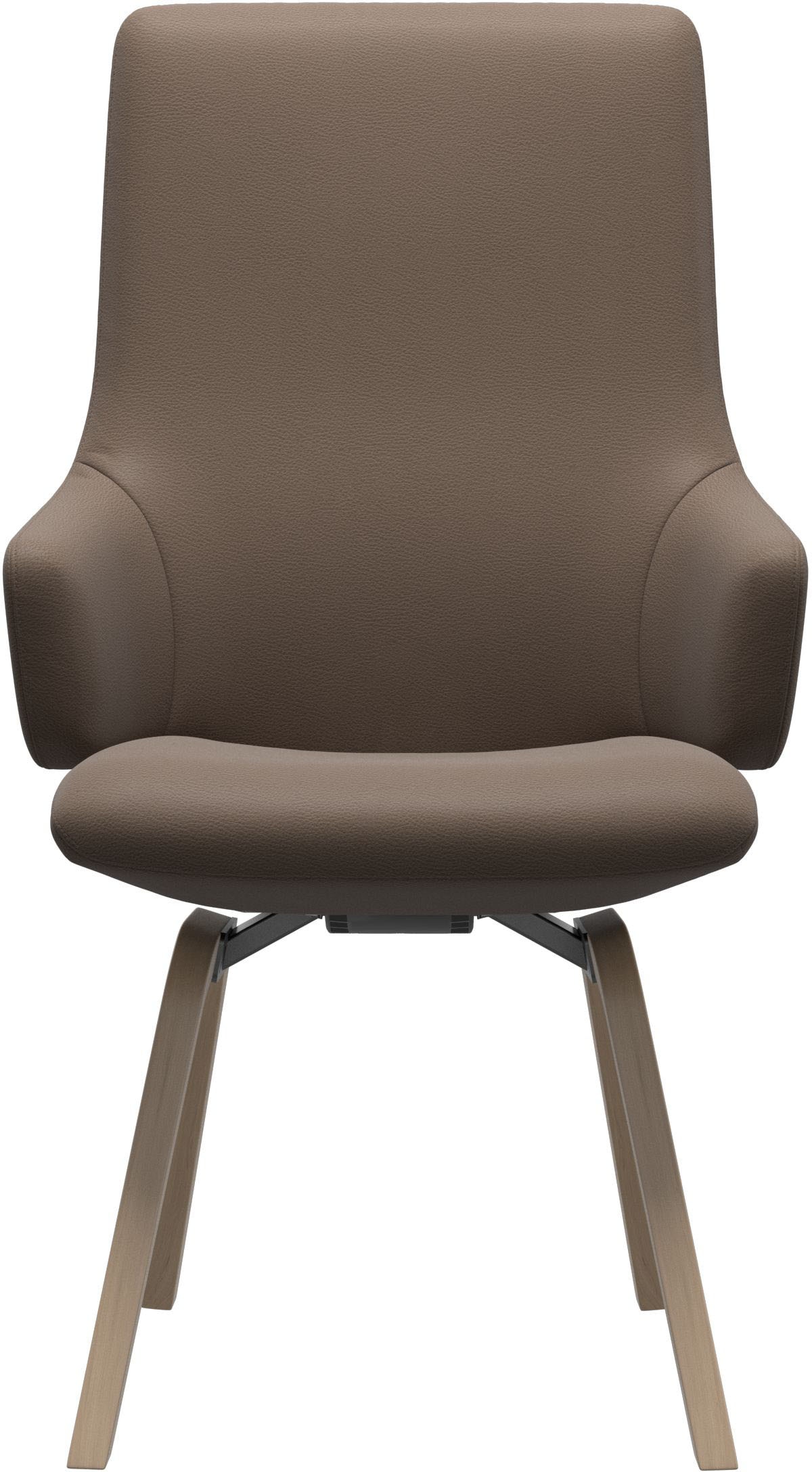 Stressless® Polsterstuhl »Laurel«, Leder BATICK, High Back mit Armlehne, Größe L, mit schräggestellten Beinen in Eiche