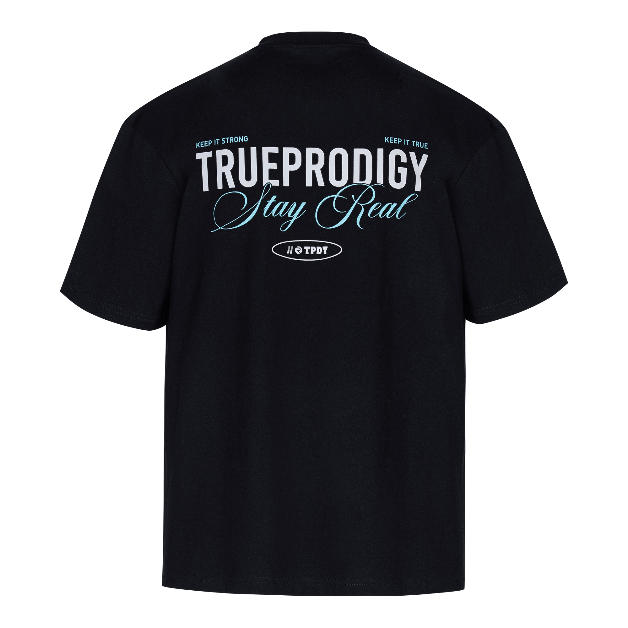 trueprodigy Oversize-Shirt »Lou F Logo Print Oversized Rundhals«