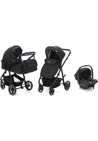 Kombi-Kinderwagen »Jaguar, dunkelgrau melange«, 22 kg