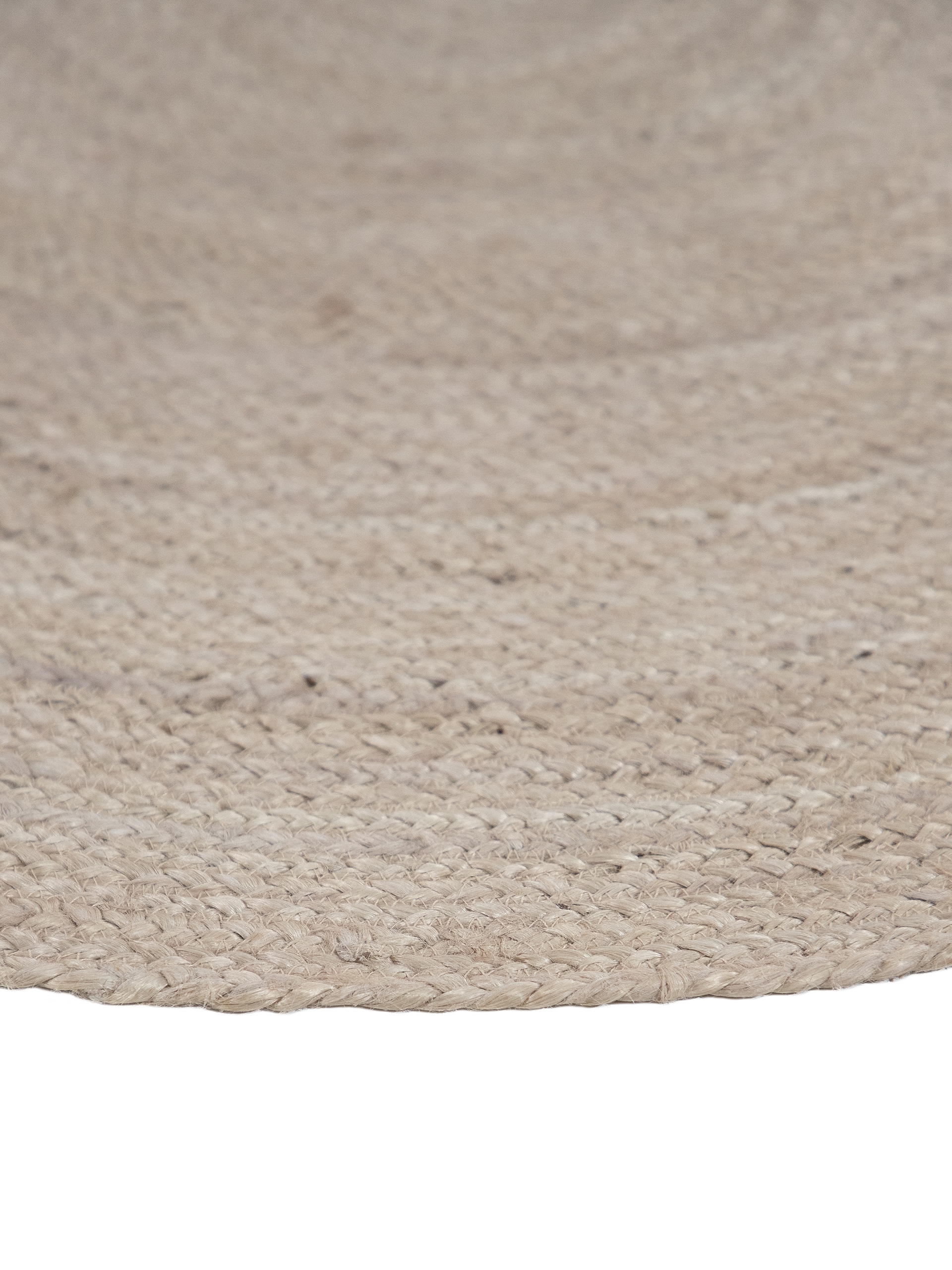 carpetfine Teppich »Nele Juteteppich Naturfaser«, rund, 6 mm Höhe, geflochtener Wendeteppich aus 100%Jute, in rund und oval, viele Größen