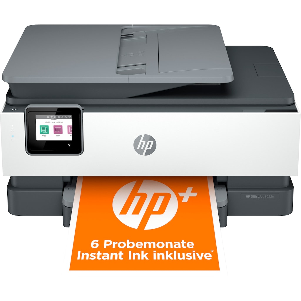 HP Multifunktionsdrucker »OfficeJet Pro 8022e All-in-One A4 color«, 6 Monate gratis Drucken mit HP Instant Ink inklusive