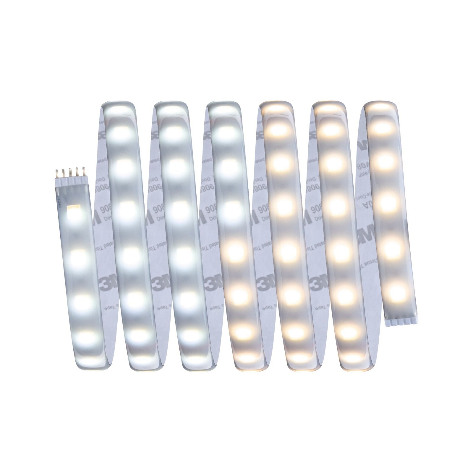 Paulmann LED-Streifen »MaxLED 500 Stripe 2,5m Cover 2700K-6500K 16W 24V Silber Kunststoff«, 1 St.-flammig, IP44 TunableWhite