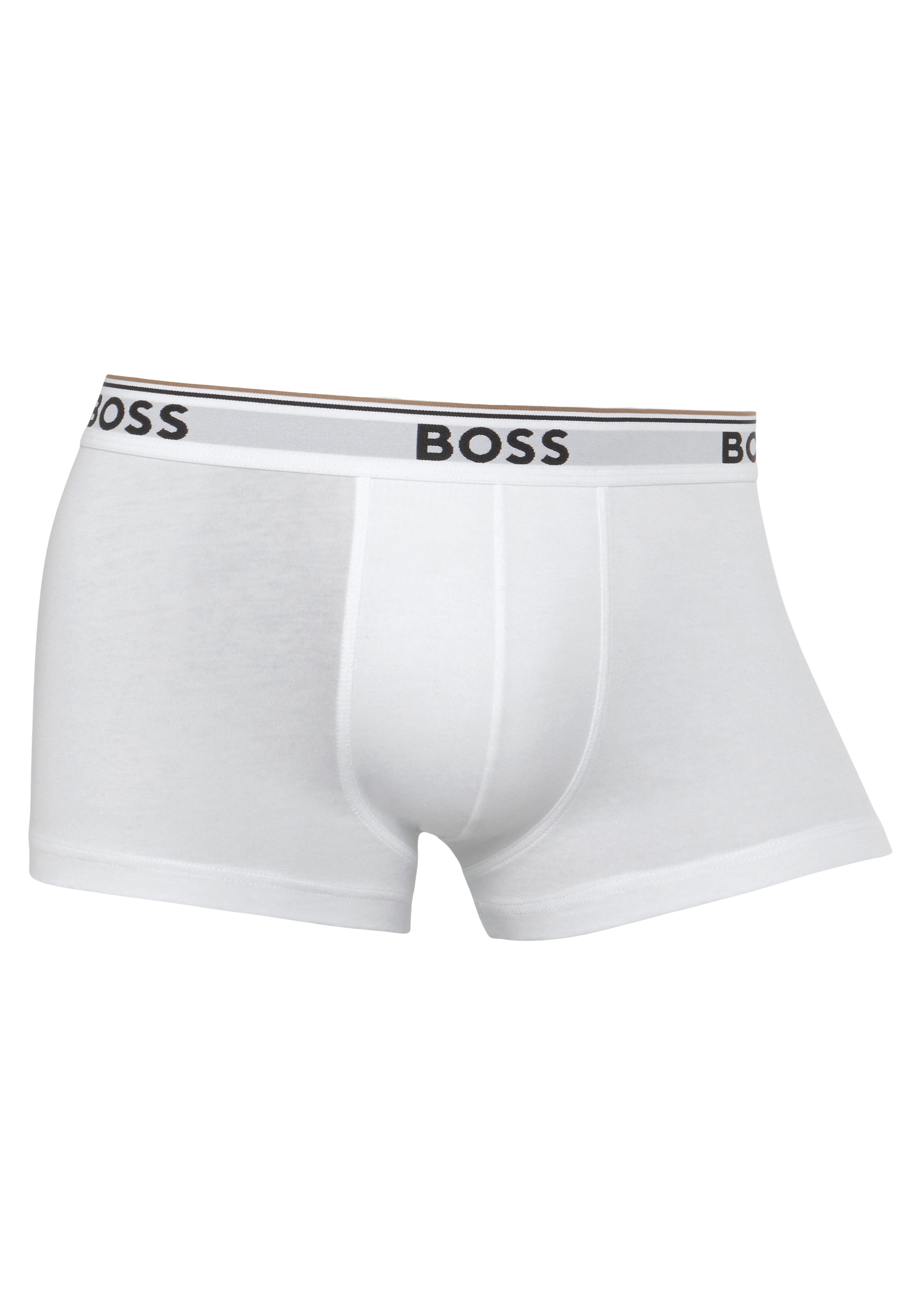 BOSS Boxer »TRUNK 3 PACK«, (3 St.), BOSS Schriftzug auf dem Bund