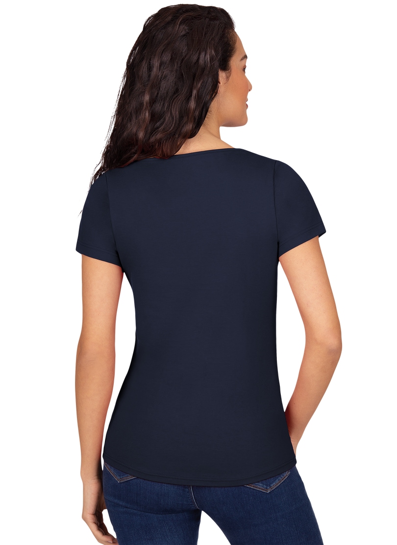 Trigema T-Shirt »TRIGEMA Schickes Damen T-Shirt in Öko-Qualität«, (1 tlg.)
