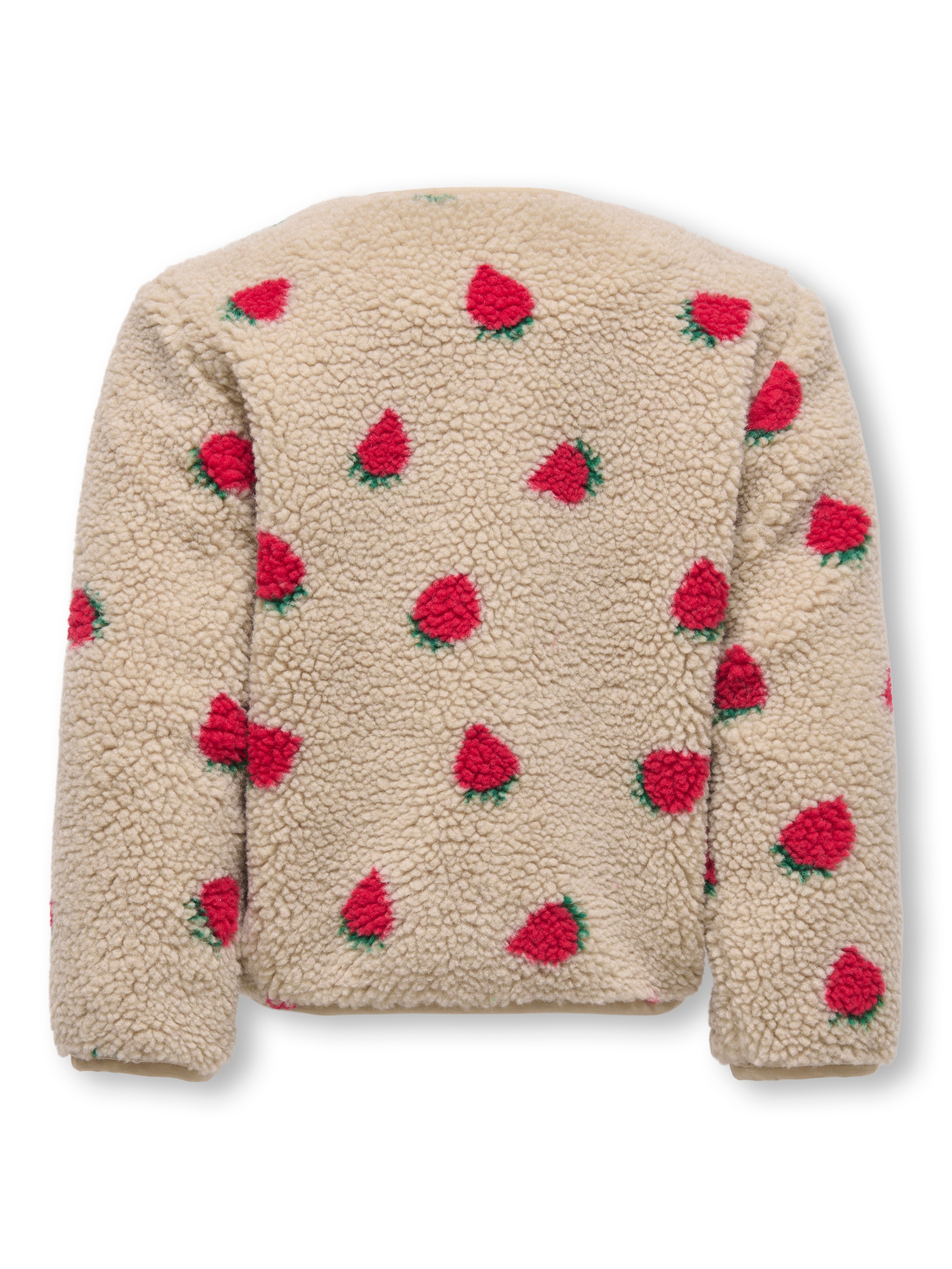 KIDS ONLY Fleecejacke »KMGHOKY L/S TEDDY JACKET OTW NOOS« ohne Kapuze