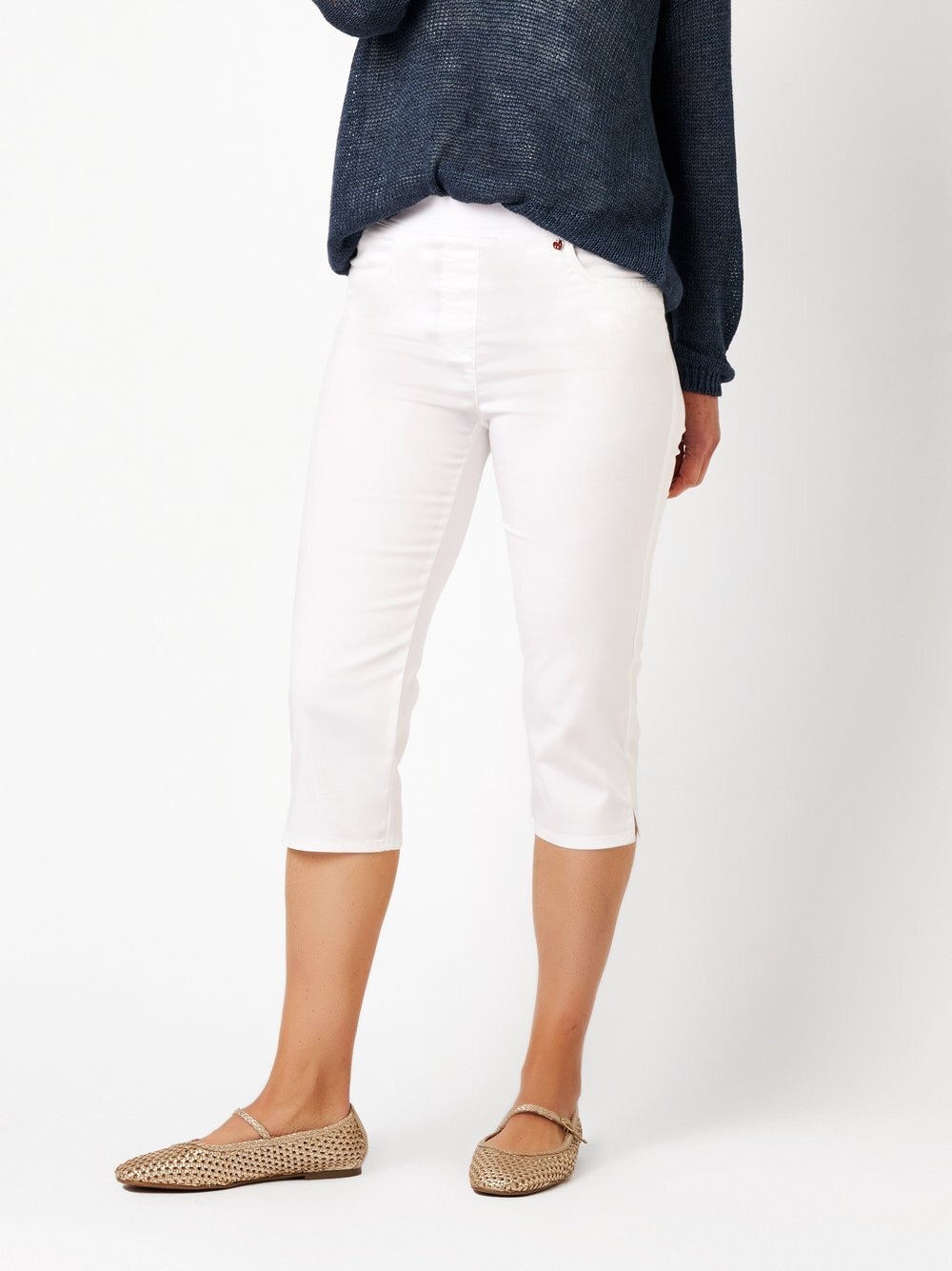 Relaxed Caprihose »My Darling Capri«  mit Jerseybund