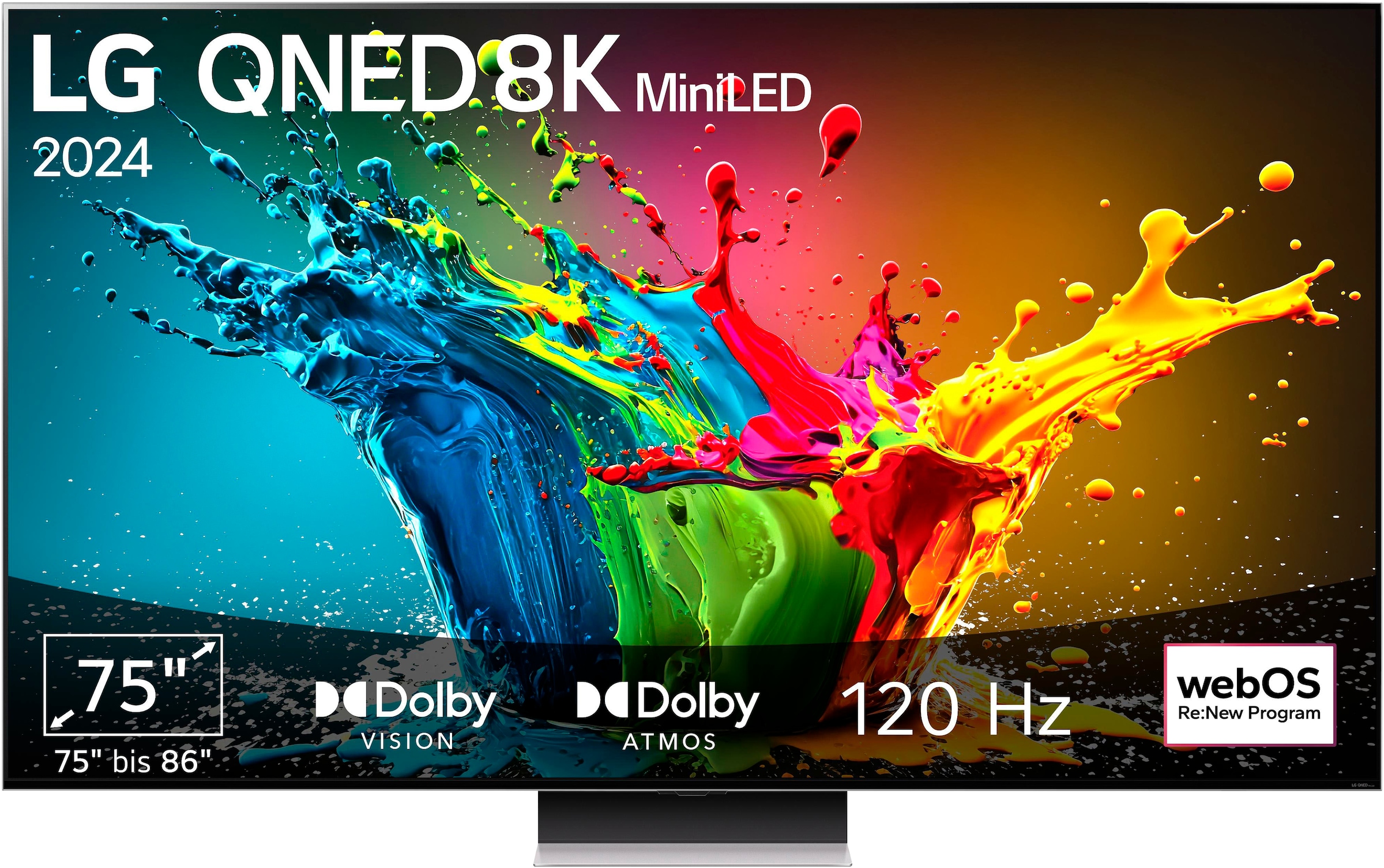 QNED-Fernseher, 189 cm/75 Zoll, 8K, Smart-TV