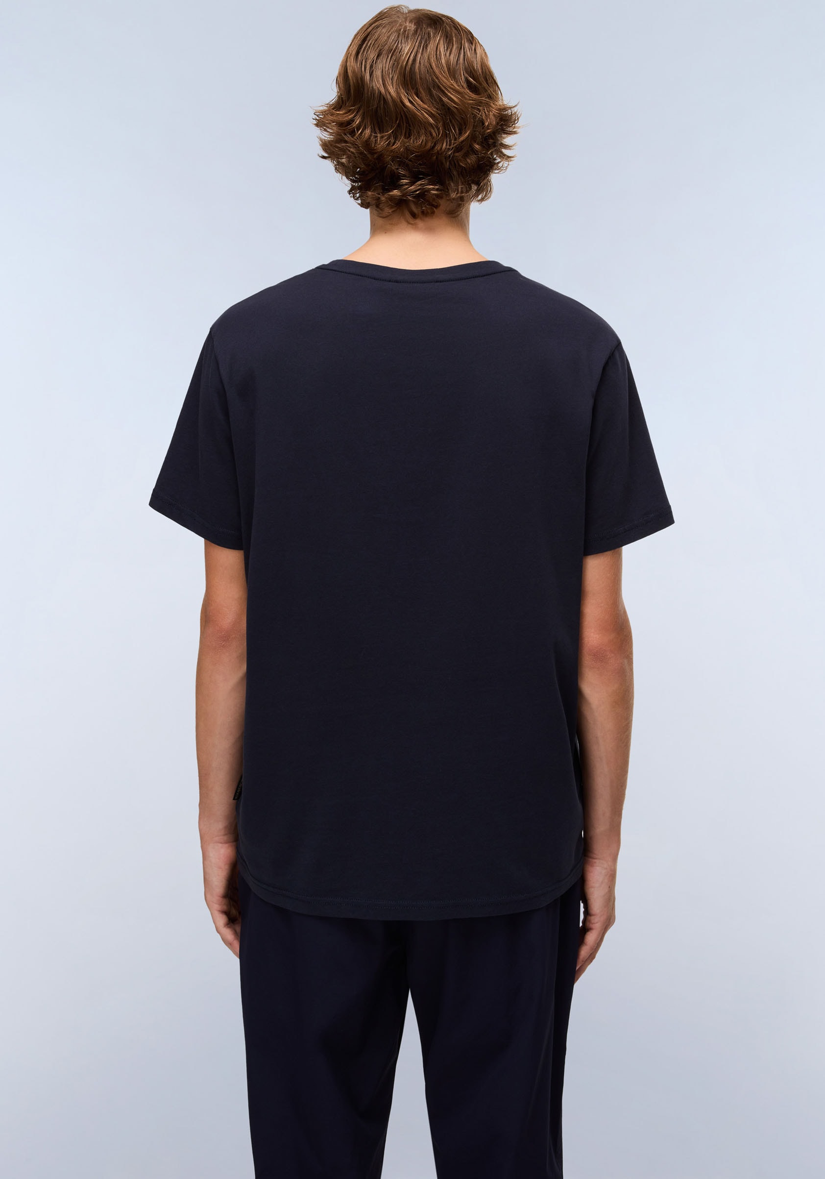 Napapijri T-Shirt »SALIS SS SUM SHARK SKIN HCB« Kurzarm, für sportliche und sommerliche Anlässe, Rundhalsausschnitt