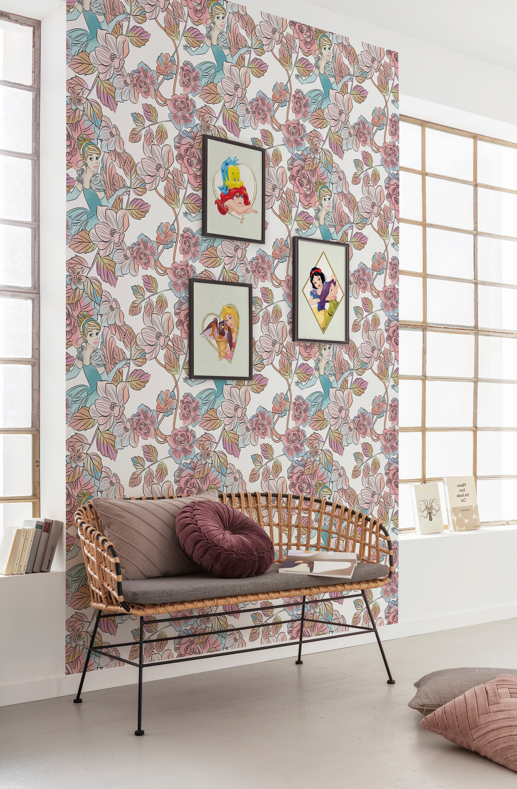 Komar Bild »Aurora & Owl« Disney 1 Stk. tlg. Wandbild zur Dekoration im Kinderzimmer - ohne Rahmen