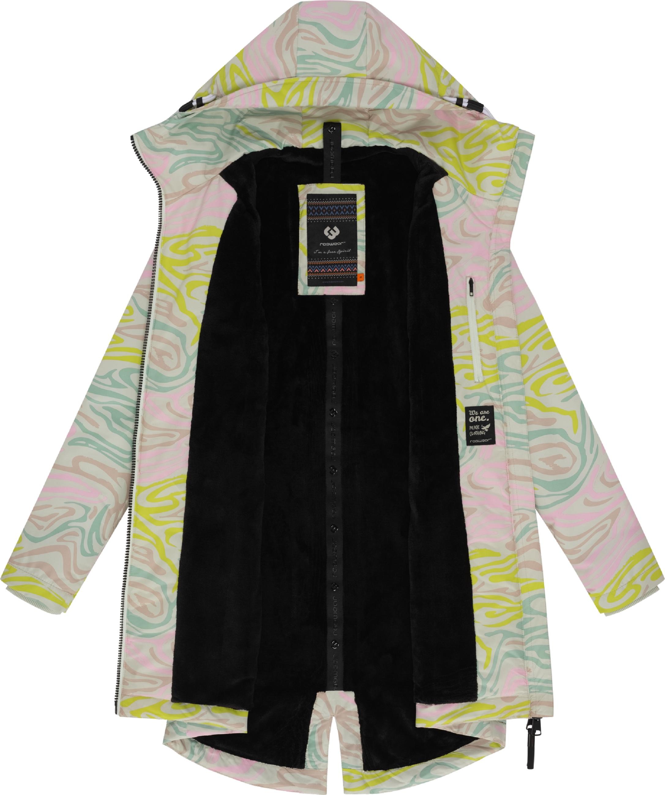 Ragwear Wintermantel »Wintermantel Holstic Print«