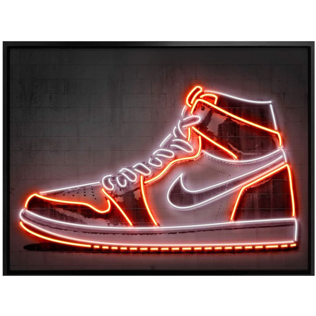 Wall-Art Poster »Mielu Nike Schuh Neon Sneaker«, Schuh, (1 St.)