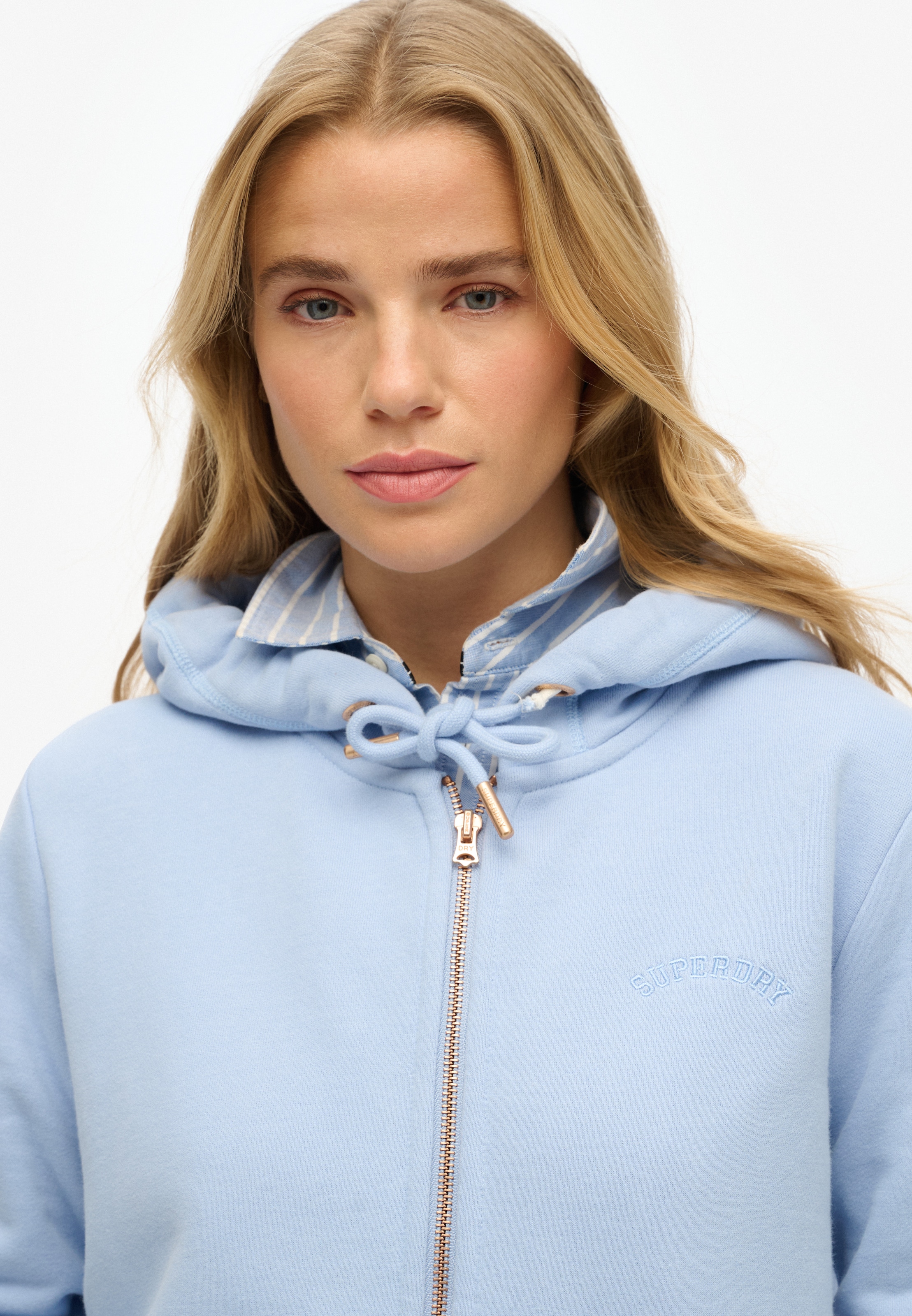 Superdry Kapuzensweatjacke »ESSENTIAL LOGO ZIPHOOD HB«