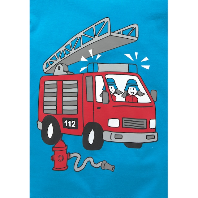 KIDSWORLD T-Shirt »FEUERWEHR«, Auto bei