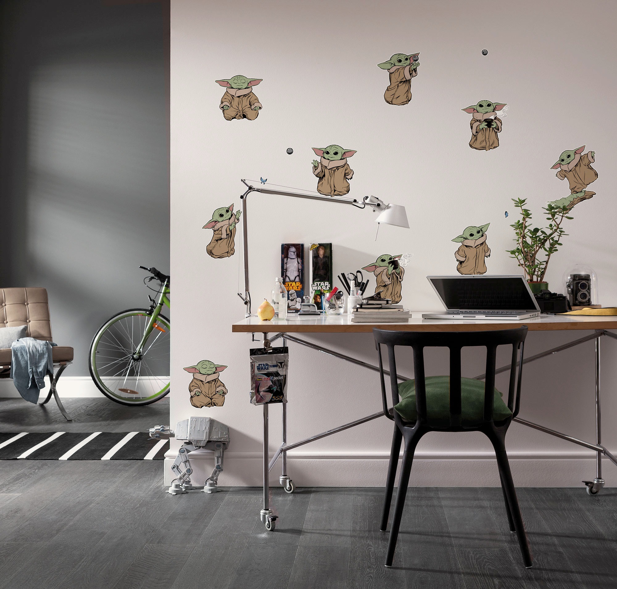 Komar Wandtattoo »Star Wars The Mandalorian Grogu The Cutest«, (1 St.), 50 x 70 cm (Breite x Höhe) - Kinderzimmer, Wandsticker