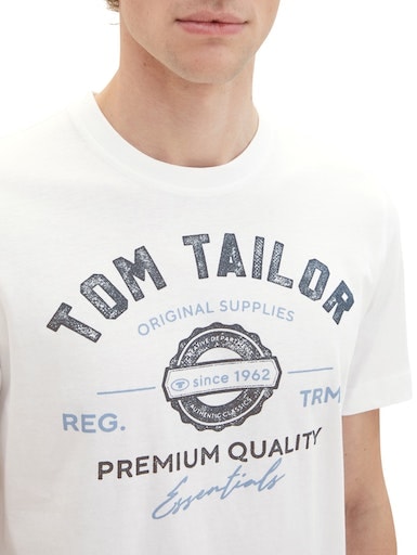 TOM TAILOR T-Shirt, mit großem Logofrontprint