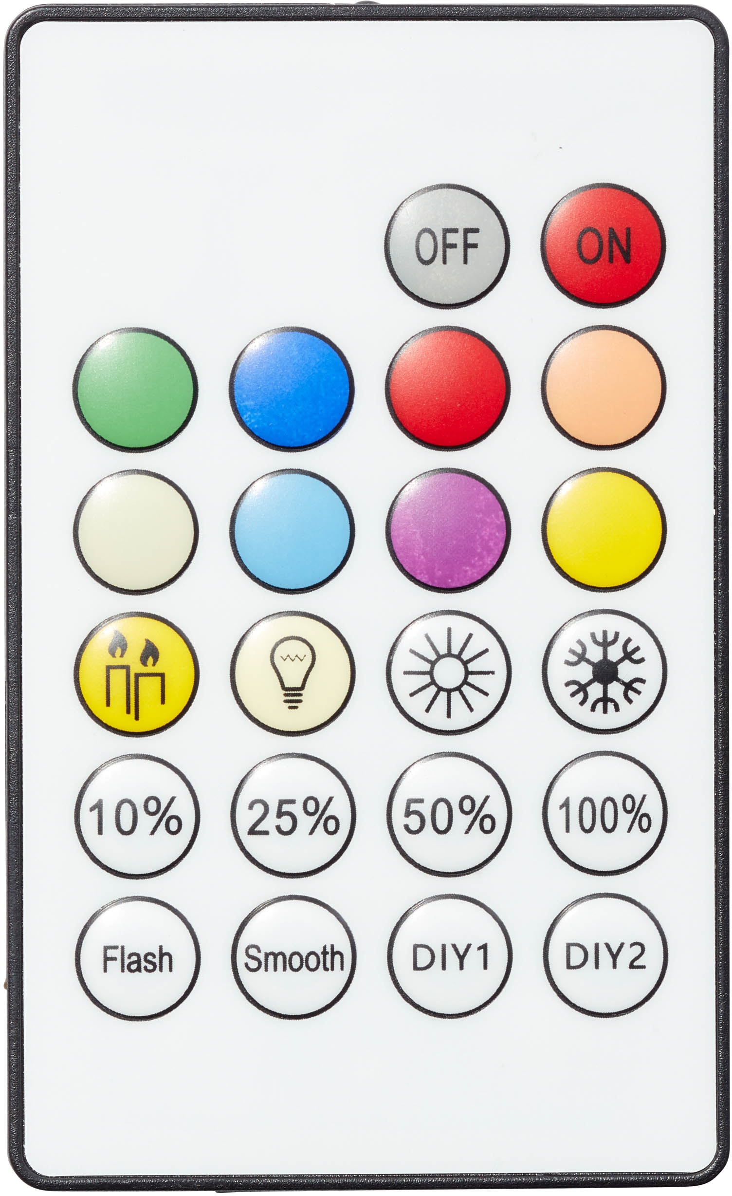 Brilliant LED Deckenleuchte »Abie« LED-Modul 1 Stk. Farbwechsler Ø 40 cm, RGB, dimmbar, CCT, Fernbedienung, Metall/Kunststoff, weiß