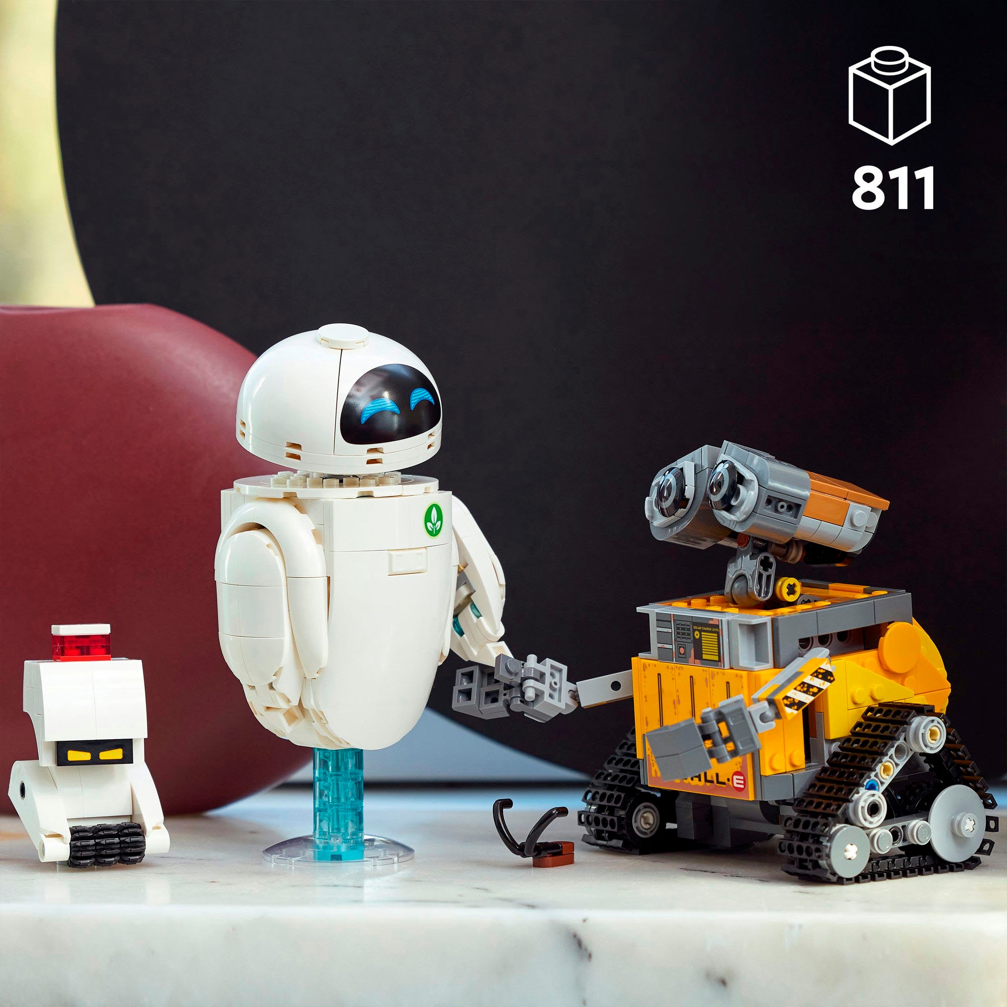 LEGO® Konstruktionsspielsteine »WALL-E und EVE (43279), LEGO Disney Pixar«, (811 St.), Made in Europe