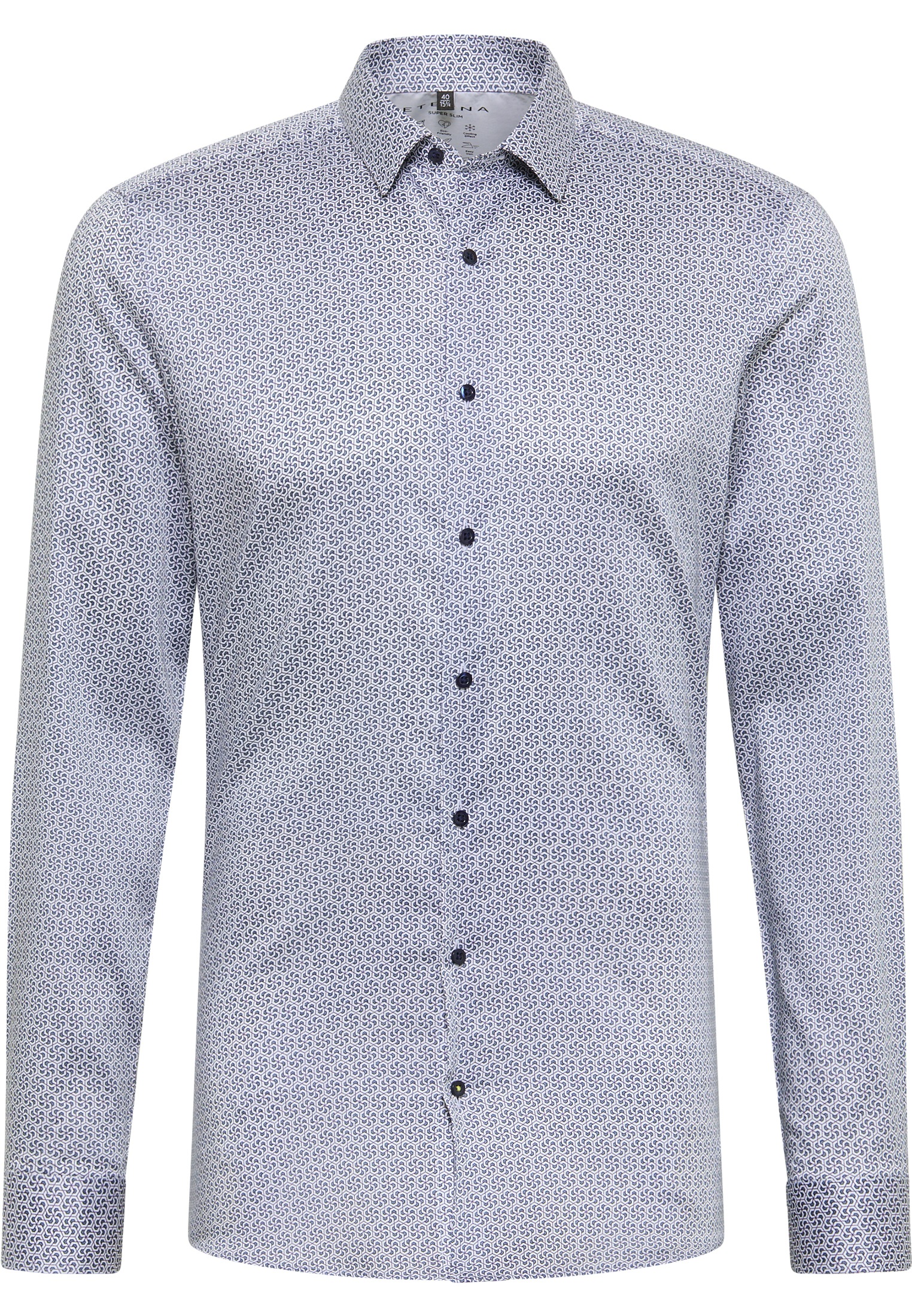 Eterna Langarmhemd »SUPER SLIM« EASY IRON (bügelleicht)