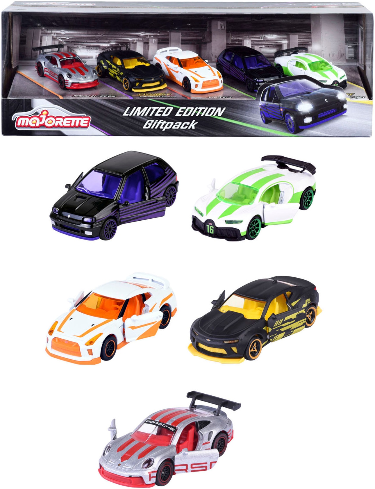 majORETTE Spielzeug-Auto »Limited Edition 10, 5 Pieces Giftpack«