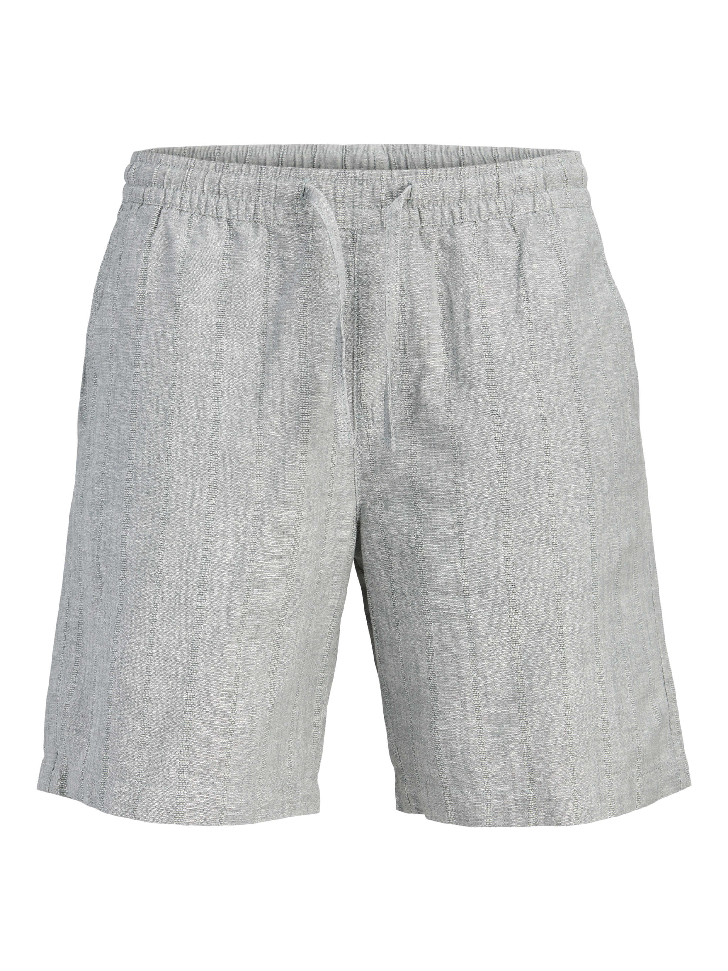 Jack & Jones Bermudas »JPSTJAIDEN SUMMER LINEN BLEND STRIPE REG«  mit elastischem Bund