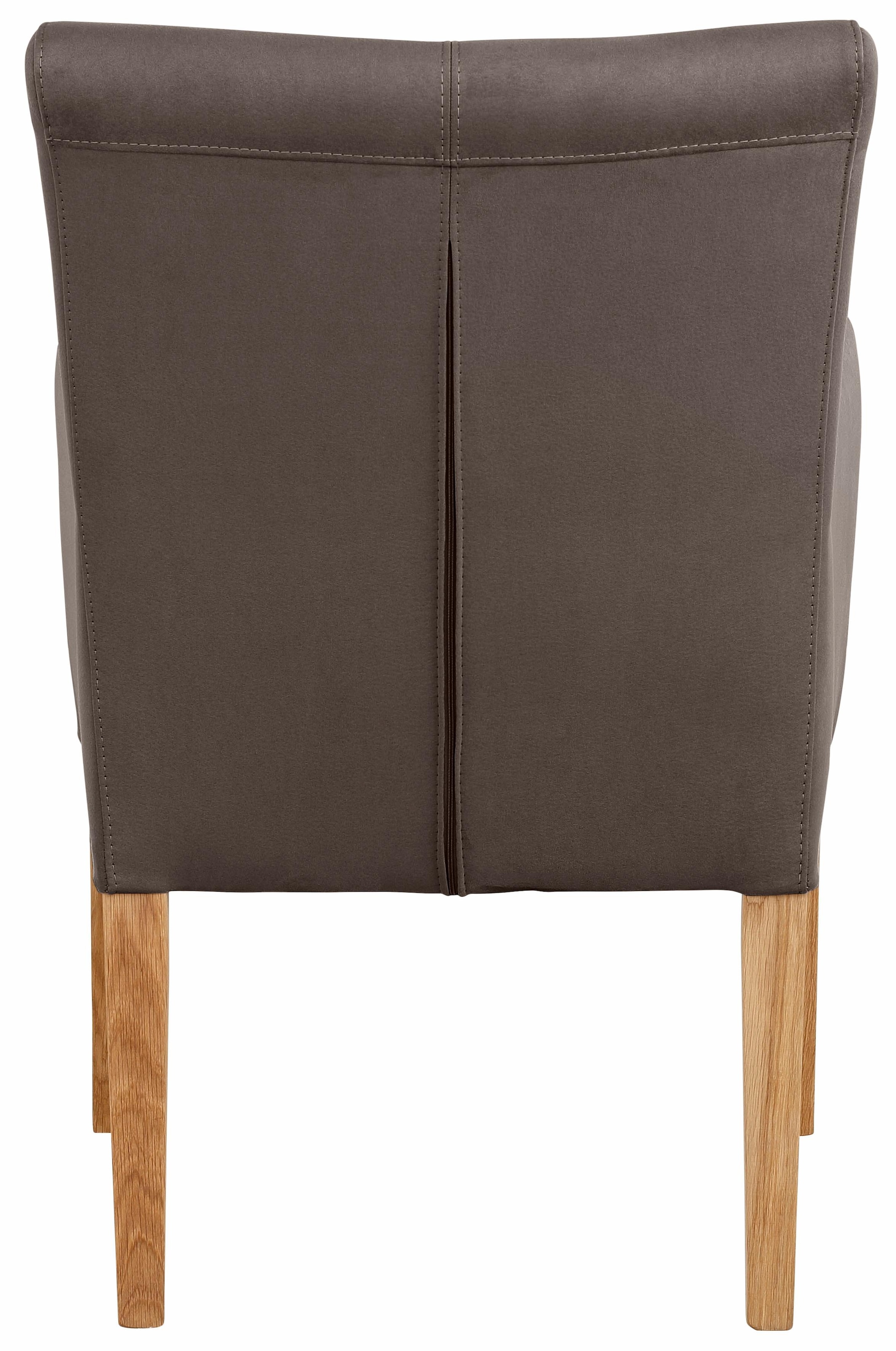 Home affaire Armlehnstuhl »King BESTSELLER!«, Luxus-Microfaser, Esszimmerstuhl mit bequemer Polsterung, Esszimmersessel mit Armlehnen
