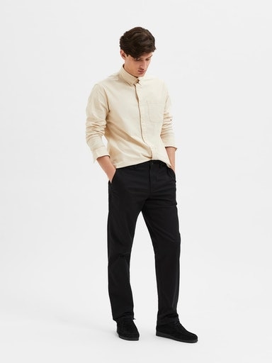 SELECTED HOMME Stoffhose »SLH196-STRAIGHT-NEW MILES FLEX PANT NOOS«