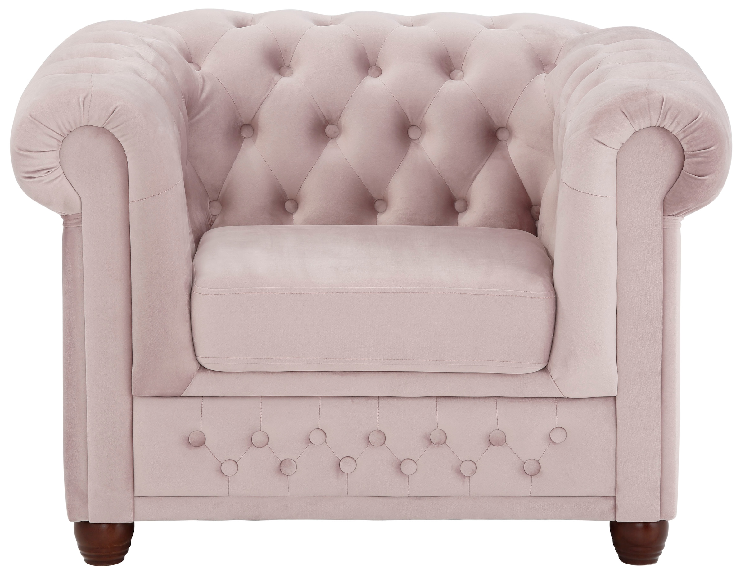 Home affaire Chesterfield-Sessel »New Castle Sessel«, hochwertige Knopfheftung, B/T/H: 104/86/72 cm