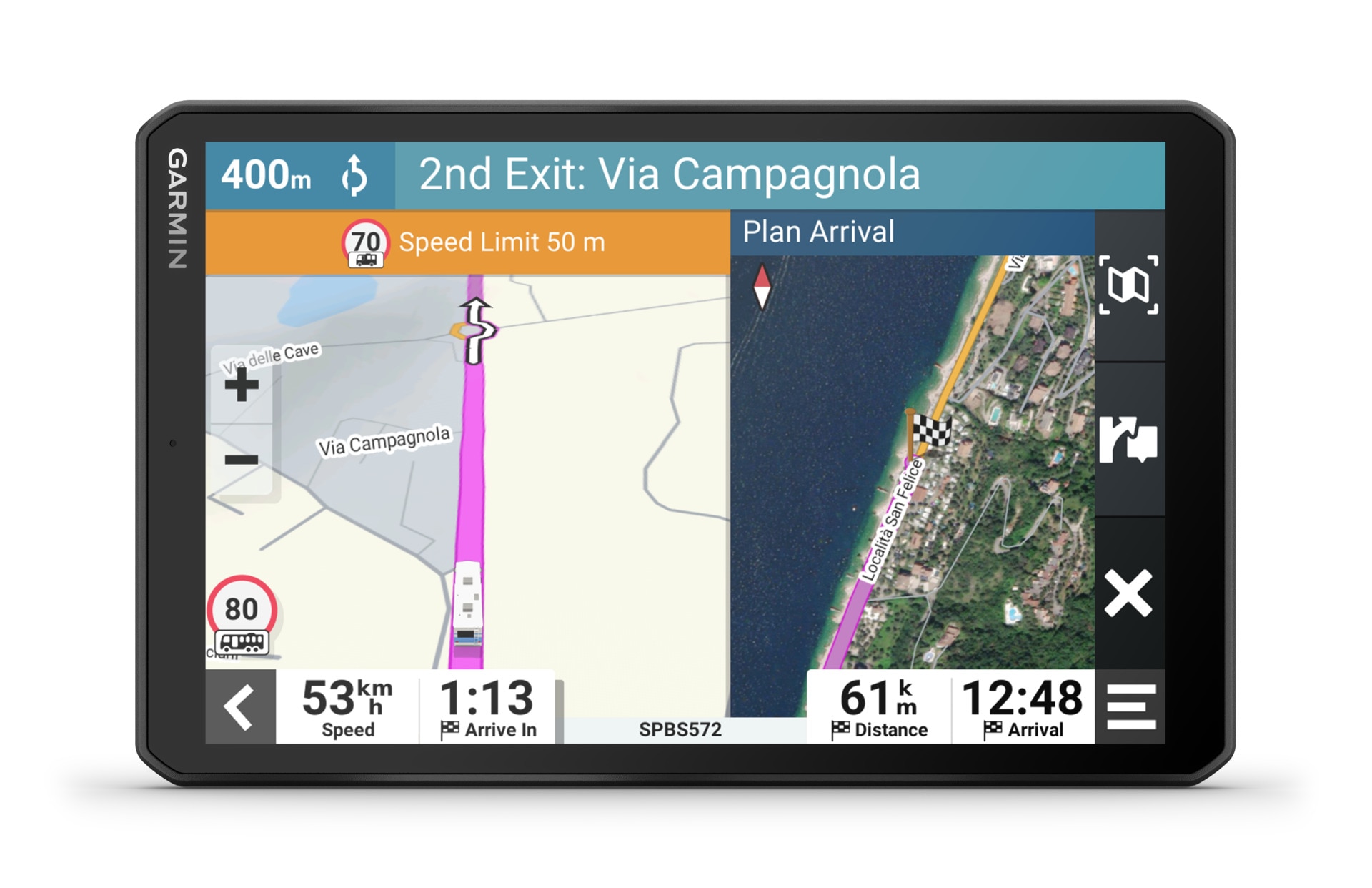 Garmin Navigationsgerät »Camper 895 MT-D EU«, (Europa (45 Länder) Karten-Updates), Bluetooth