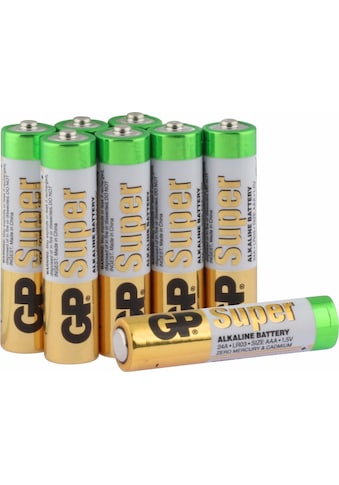 GP Batteries Batterie »Super Alkaline AAA - 16 Batterien«, LR03, 1,5 V, (Packung) kaufen