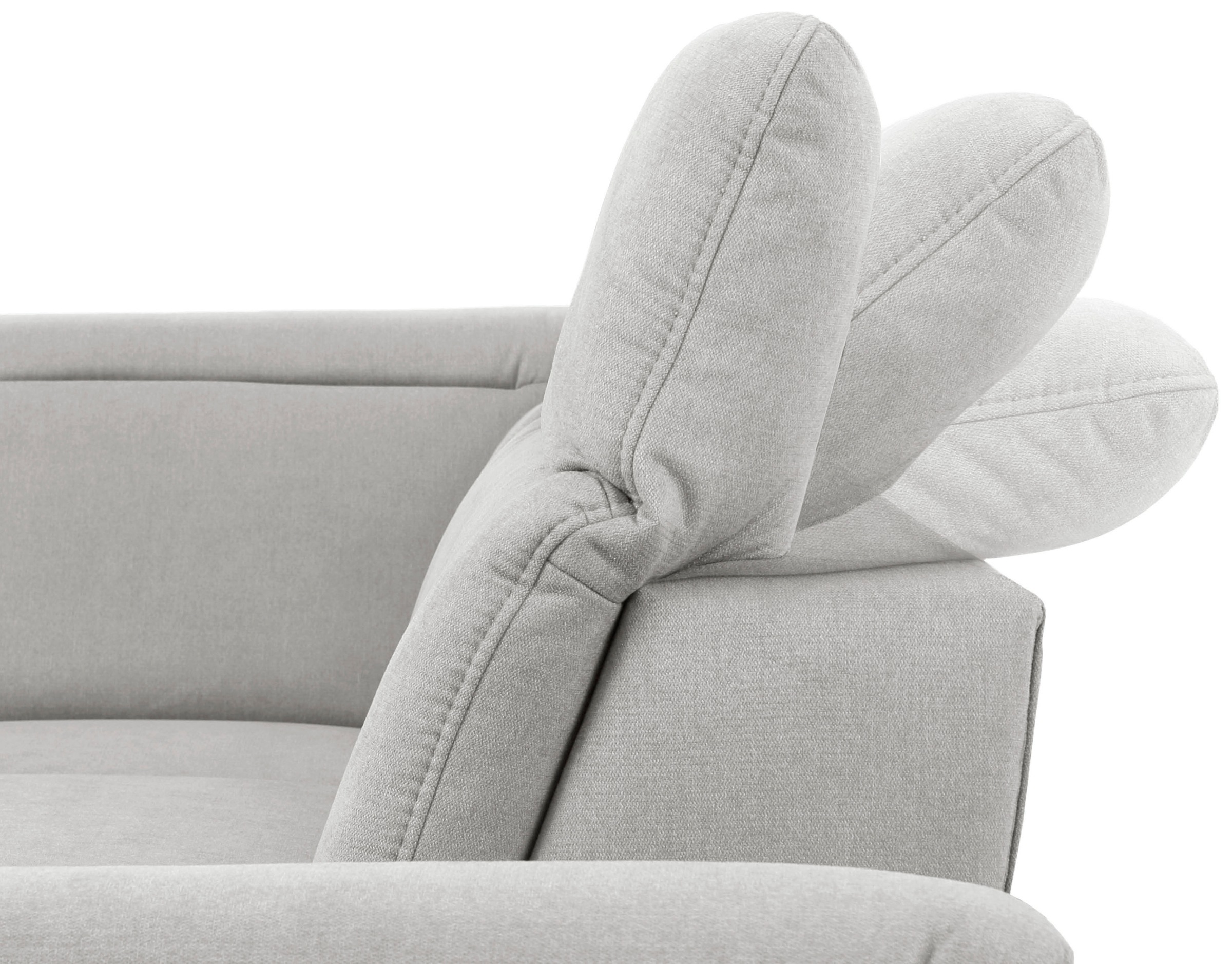 Home affaire Ecksofa »Mauritius L-Form«, mit Ottomane, mit Kopfteil- und Armlehnverstellung