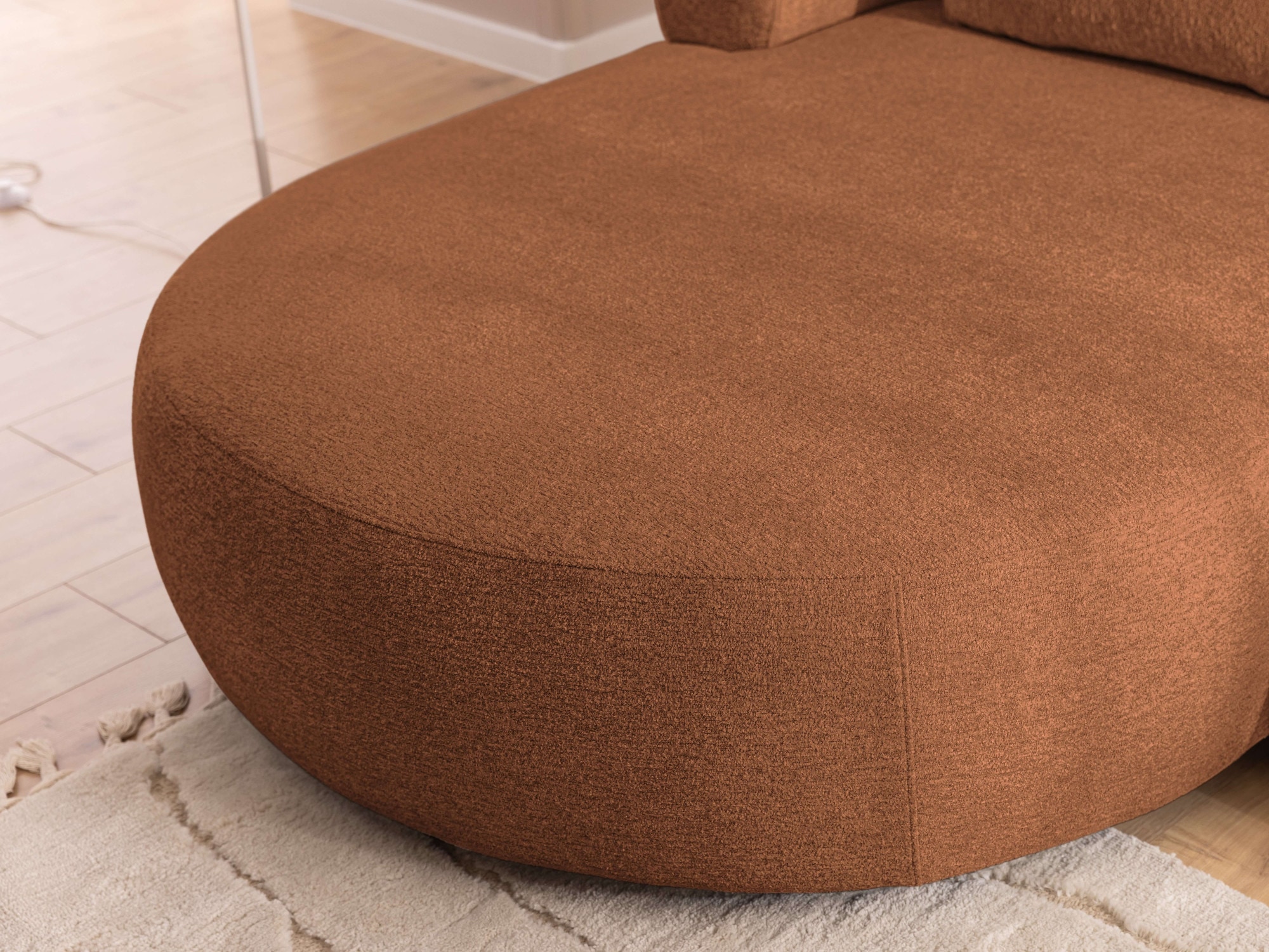 Home affaire XXL-Sessel »LUSSAC Loveseat extra tief, große Sitzfläche, Maße B/T/H: 123/158/78cm« hoher Sitzkomfort und modernes Design, Sofa ohne Bettfunktion