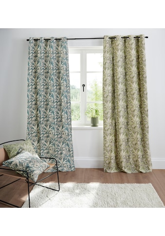 COUCH♥ Vorhang »Palmös«, (1 St.), blickdicht, Bio-Baumwolle, bedruckt, floral, gewebt,... kaufen