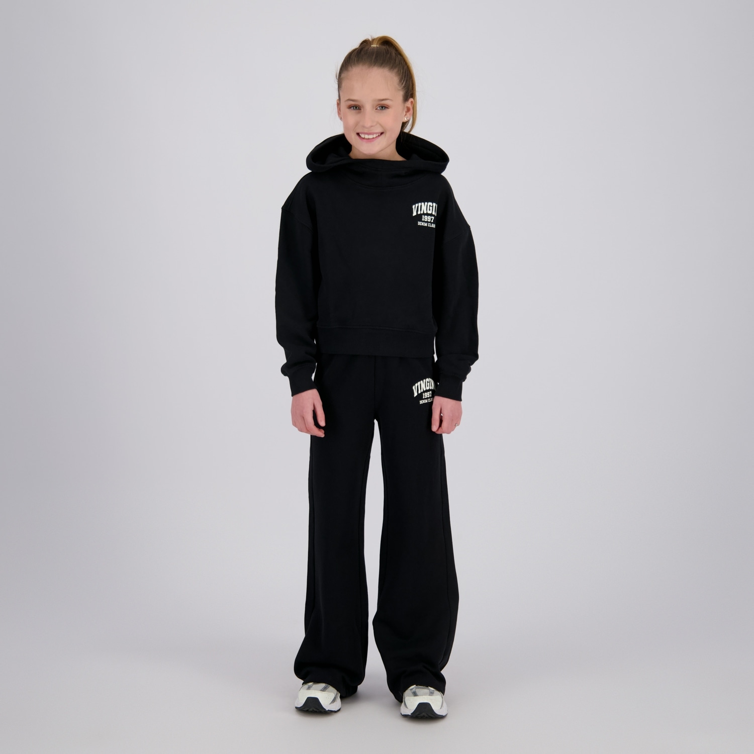 Vingino Kapuzensweatshirt , kurz / mit Logo-Print / für Girls
