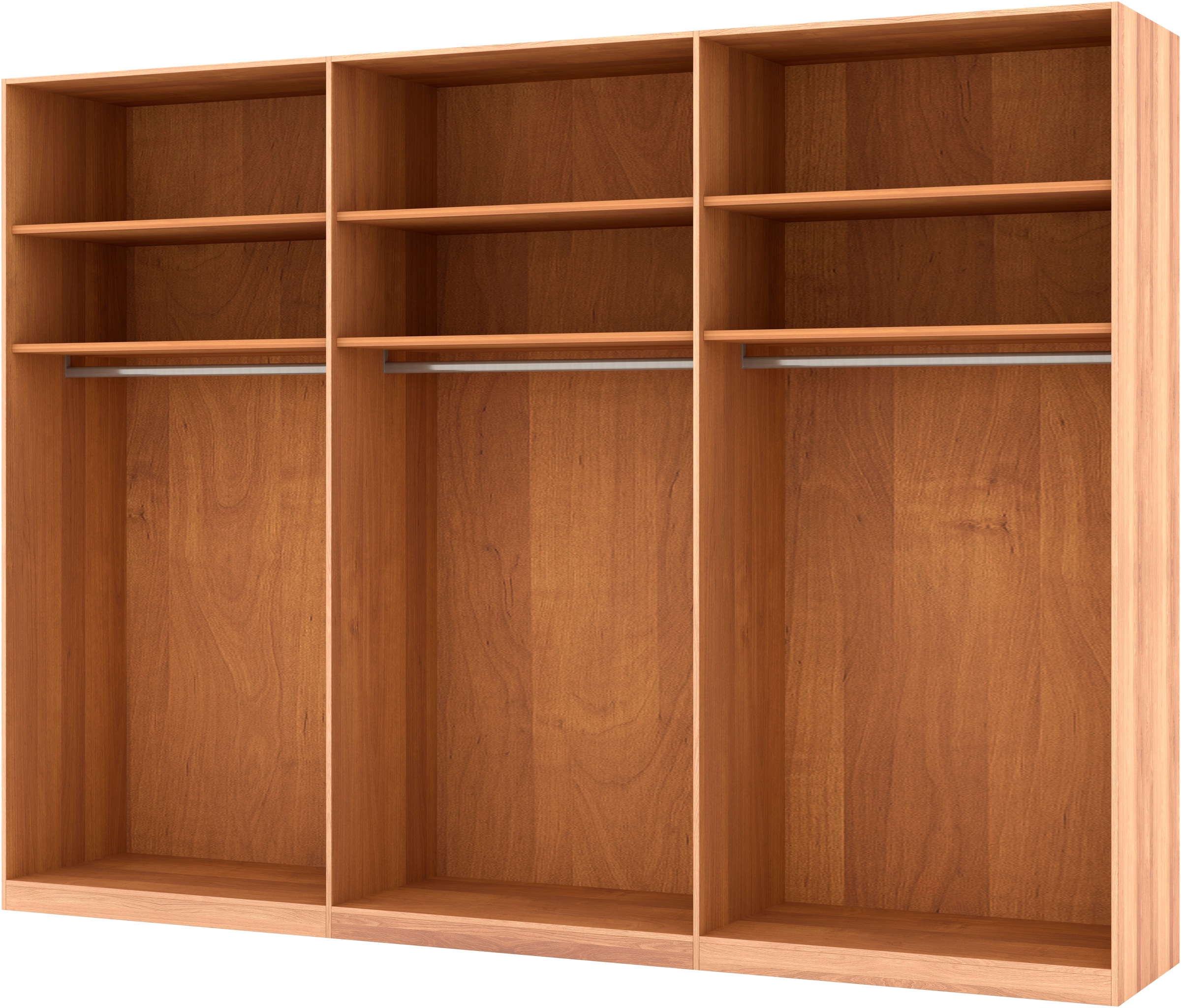 Musterring Drehtürenschrank »Sorrent, Kleiderschrank, Schrank, teilmassiv Eiche«, (mit Türdämpfern, in 5 Breiten & 2 Höhen, extra Böden, MADE IN GERMANY), Türen Eiche massiv oder als Parsol-Bronze-Spiegel, verschiedene Maße