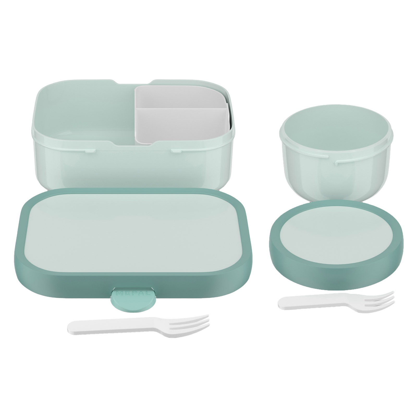 Mepal Lunchbox »Obst- und Bentobox Campus (2025) 300 & 750 ml 2er Set« Spülmaschinengeeignet