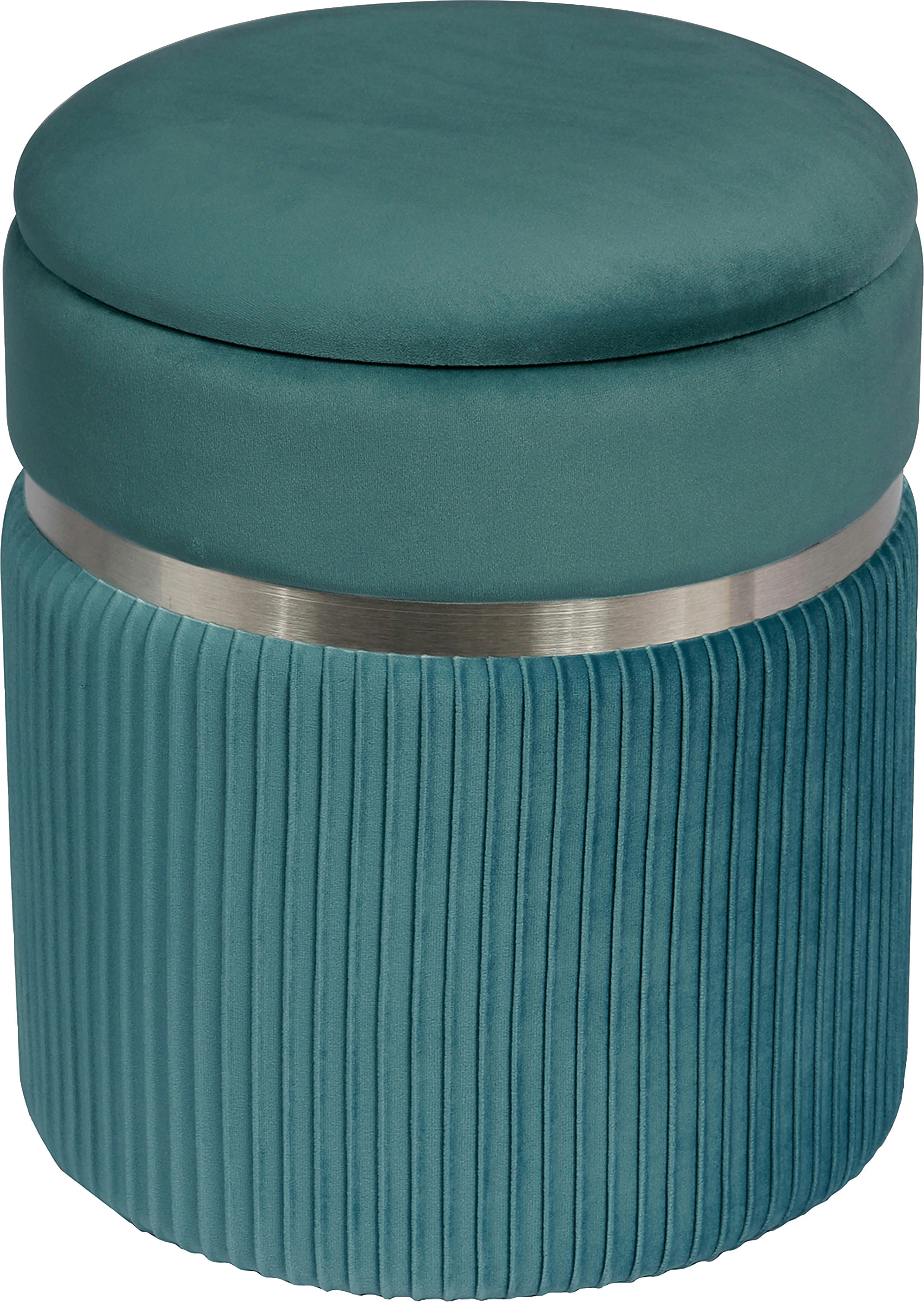 Kayoom Polsterhocker »Hocker Zora 325 2er-Set«, gepolstert, mit Stauraum