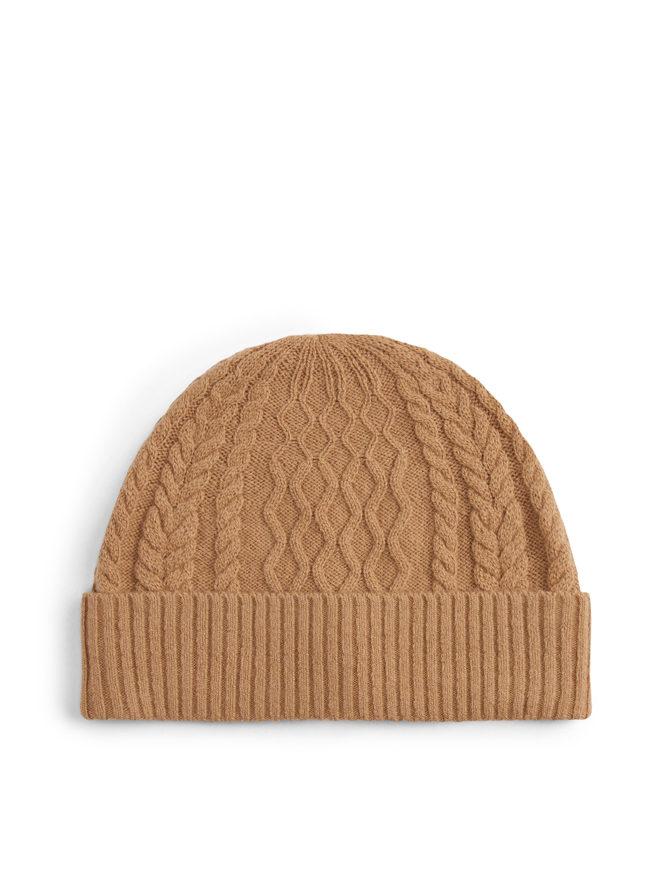 Tommy Hilfiger Beanie »TH CREST KNIT« Zopfstrickmuster, mit TH-Wappen