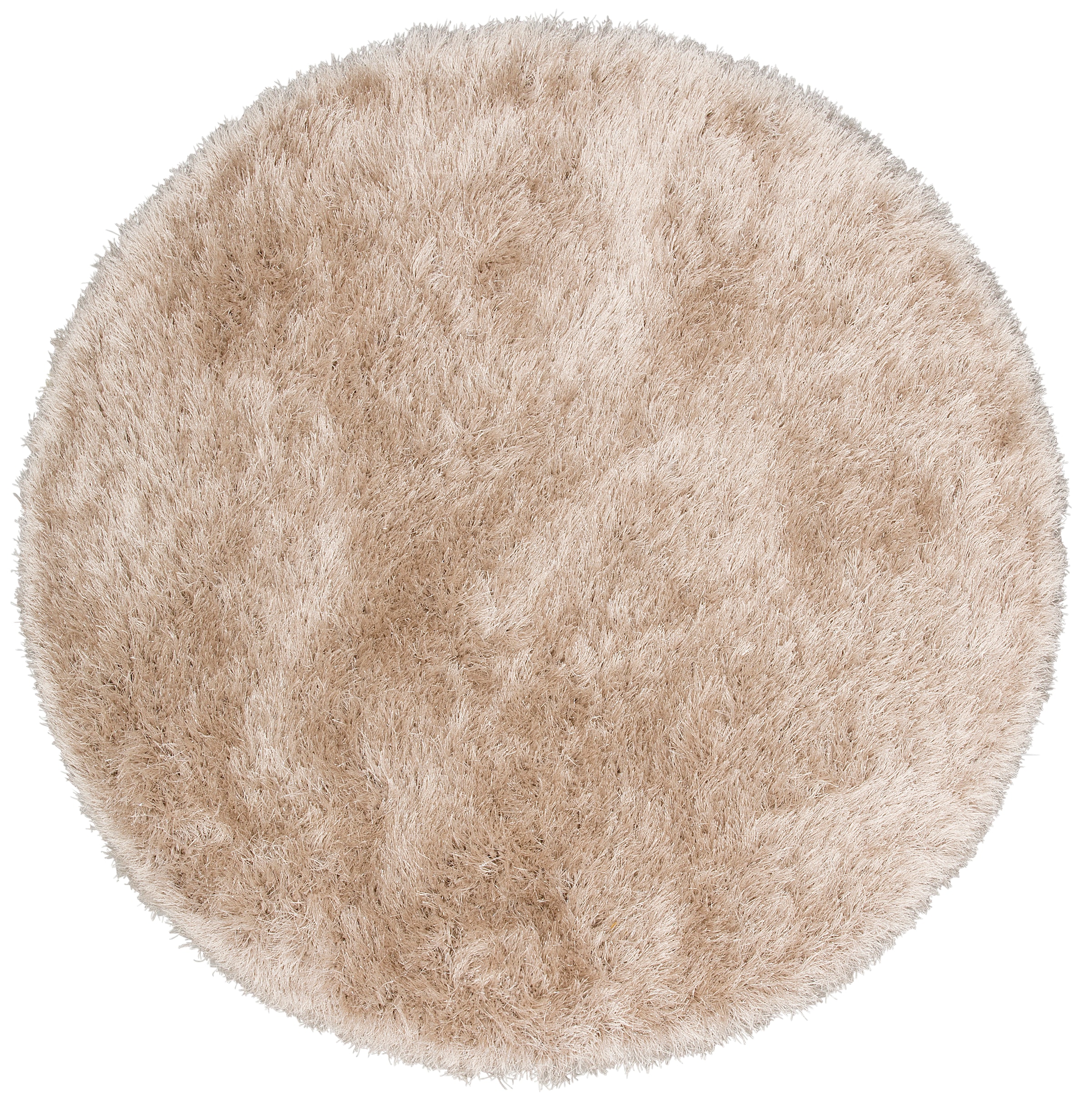 merinos Hochflor-Teppich »Glossy 411«, rund, besonders weich durch  Microfaser, Wohnzimmer