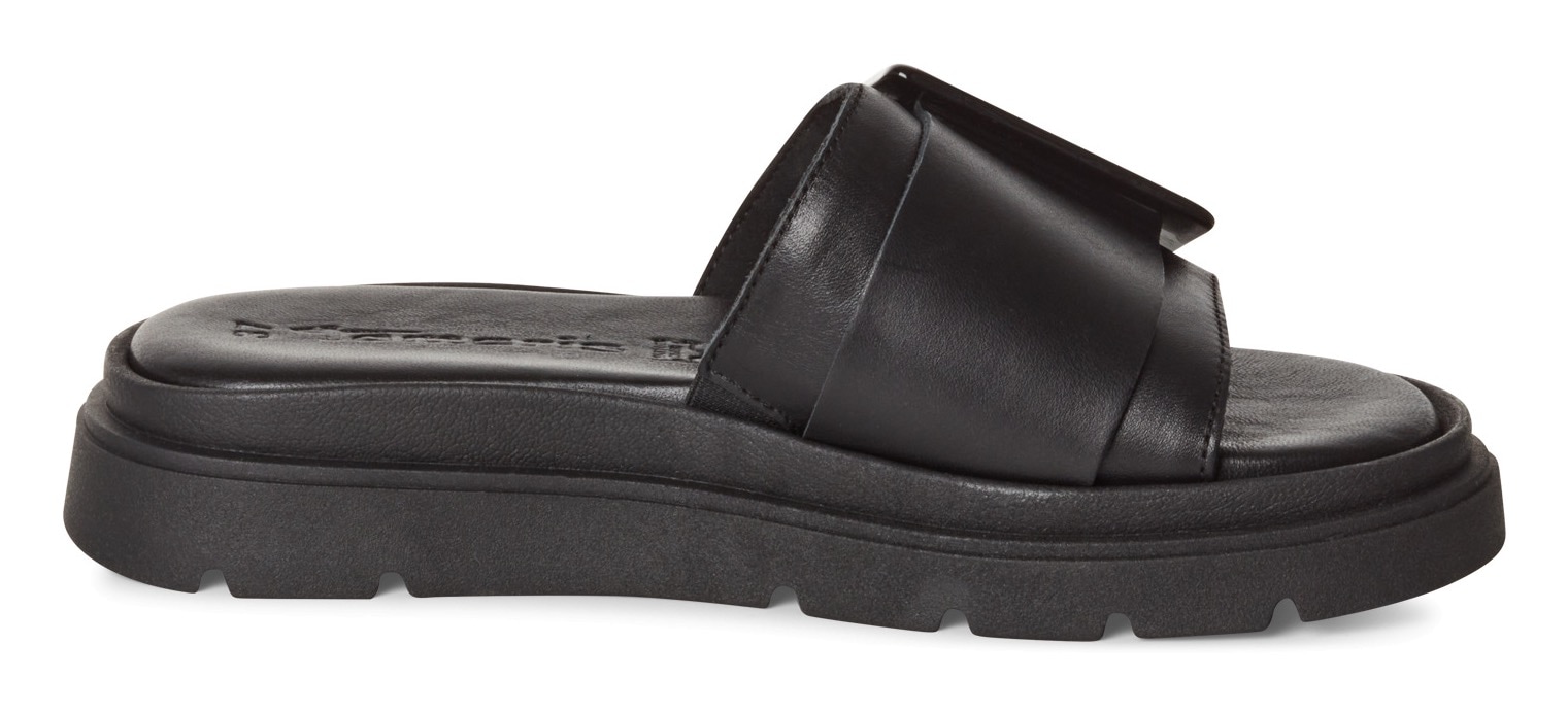 Tamaris Pantolette  Plateau, Sommerschuh mit modischer Zierschnalle