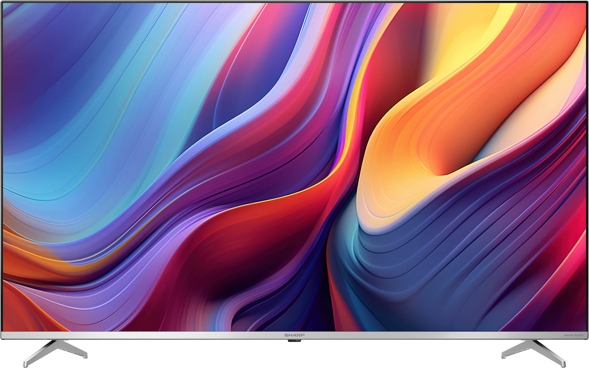 Sharp QLED-Fernseher »SHARP 50GP6265E Quantum Dot Google TV 126 cm (50 Zoll) 4K Ultra HD«, 126 cm/50 Zoll, 4K Ultra HD, Google TV-Smart-TV, Quantum Dot, QLED, Dolby Atmos, Dolby Vision, HDMI 2.1 mit eARC