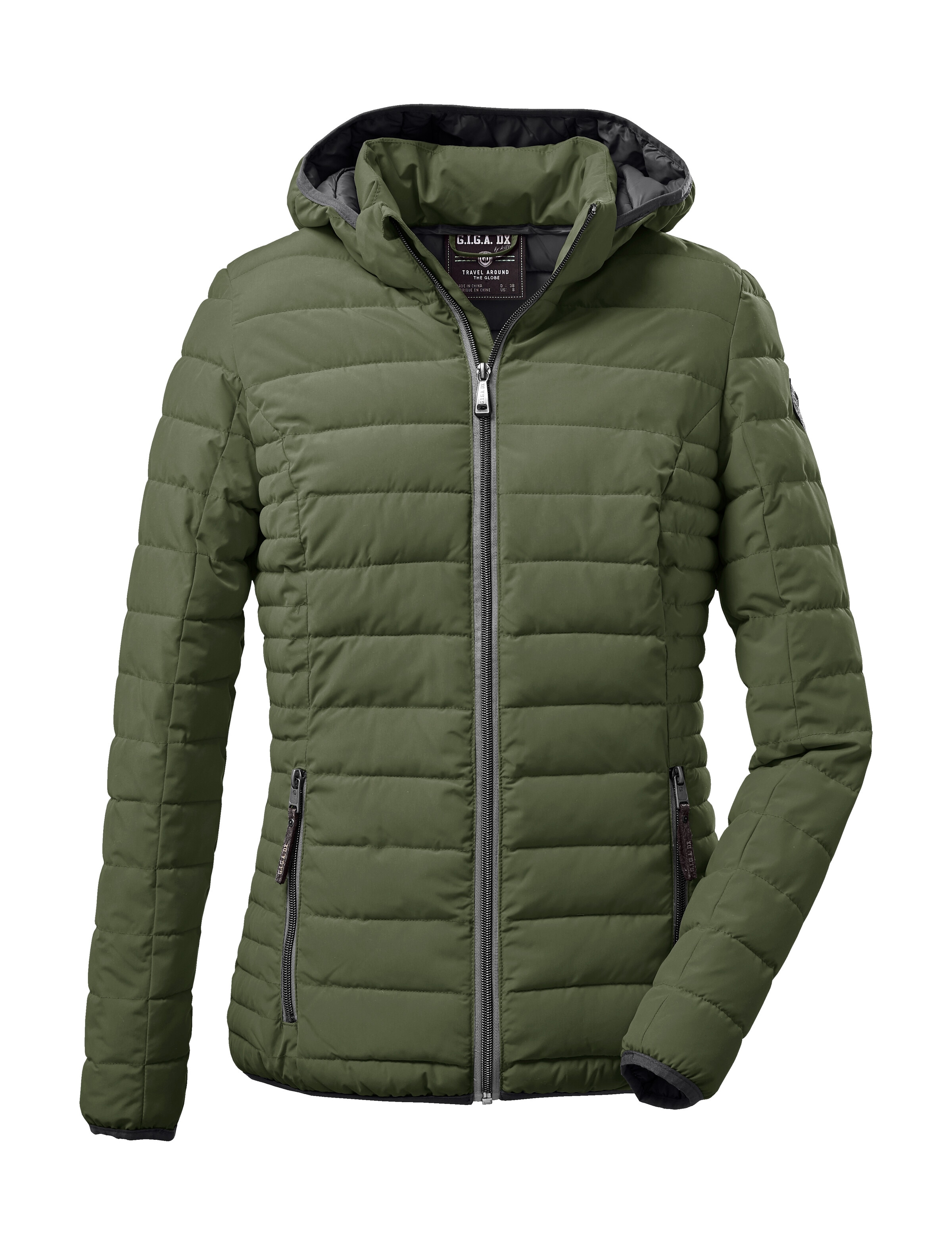 G.I.G.A. DX by killtec Steppjacke »Ventoso WMN Quilted JCKT D«, Leichte Jacke, wind- und wasserabweisend, mit abzippbarer Kapuze