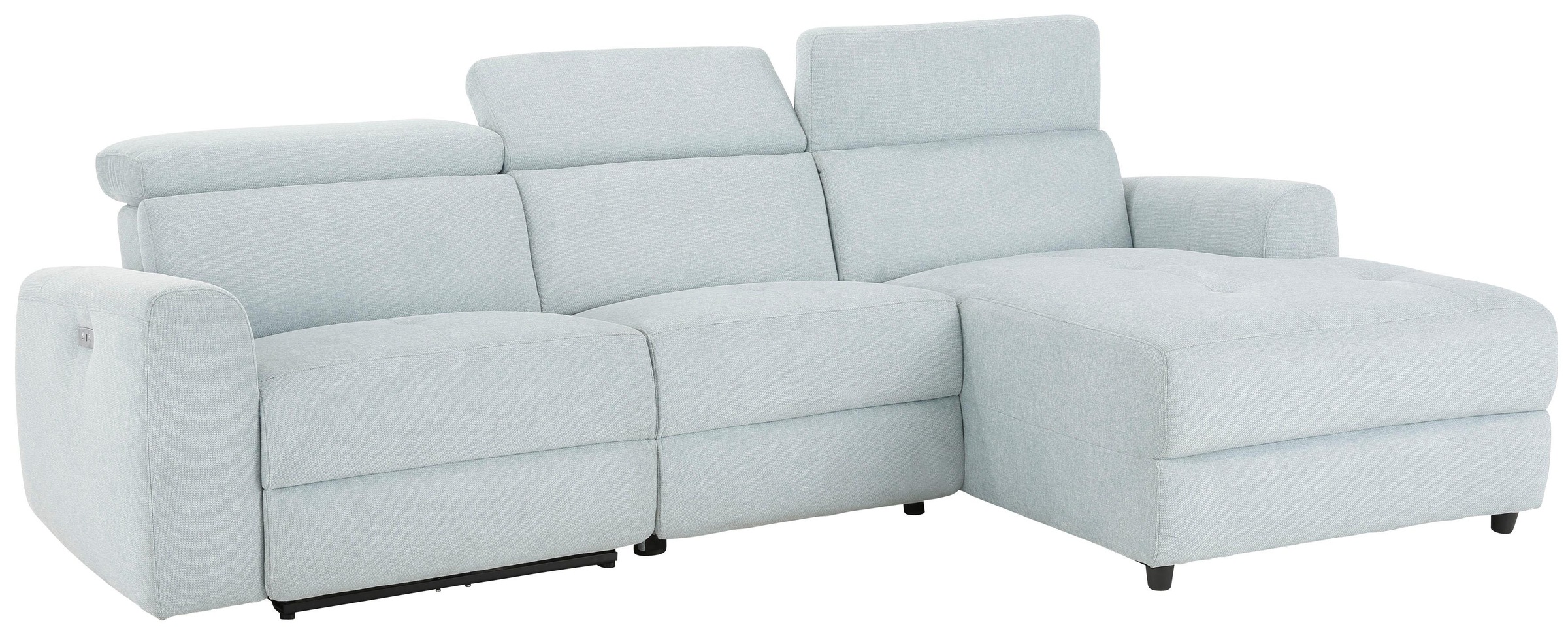 Home affaire Ecksofa »Sentrano, L-Form,«, 275 cm, man. o. elektr. Relaxfunktion und USB/Kopfverstellung