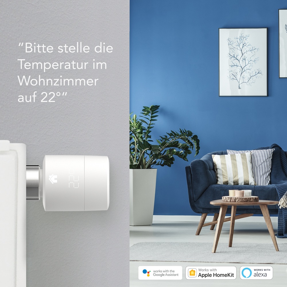 Tado Heizkörperthermostat »Starter Kit - Smartes Thermostat V3+ (Verkabelt) für Heizthermen + FBH«