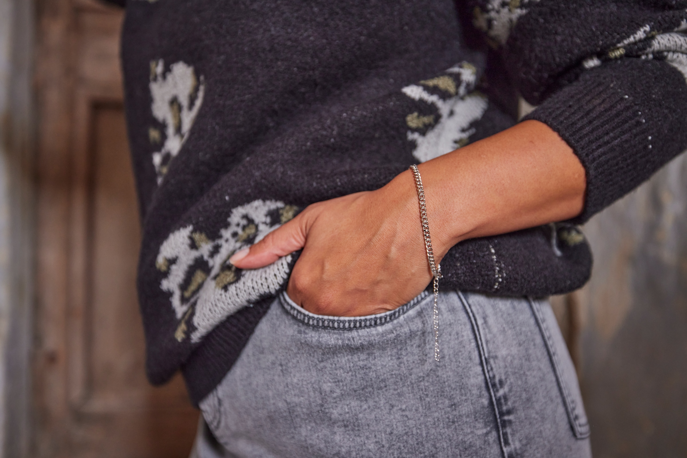 Aniston JEWELRY & WATCHES Fußkette »Schmuck Geschenk Silber 925 Panzerfusskettechen«