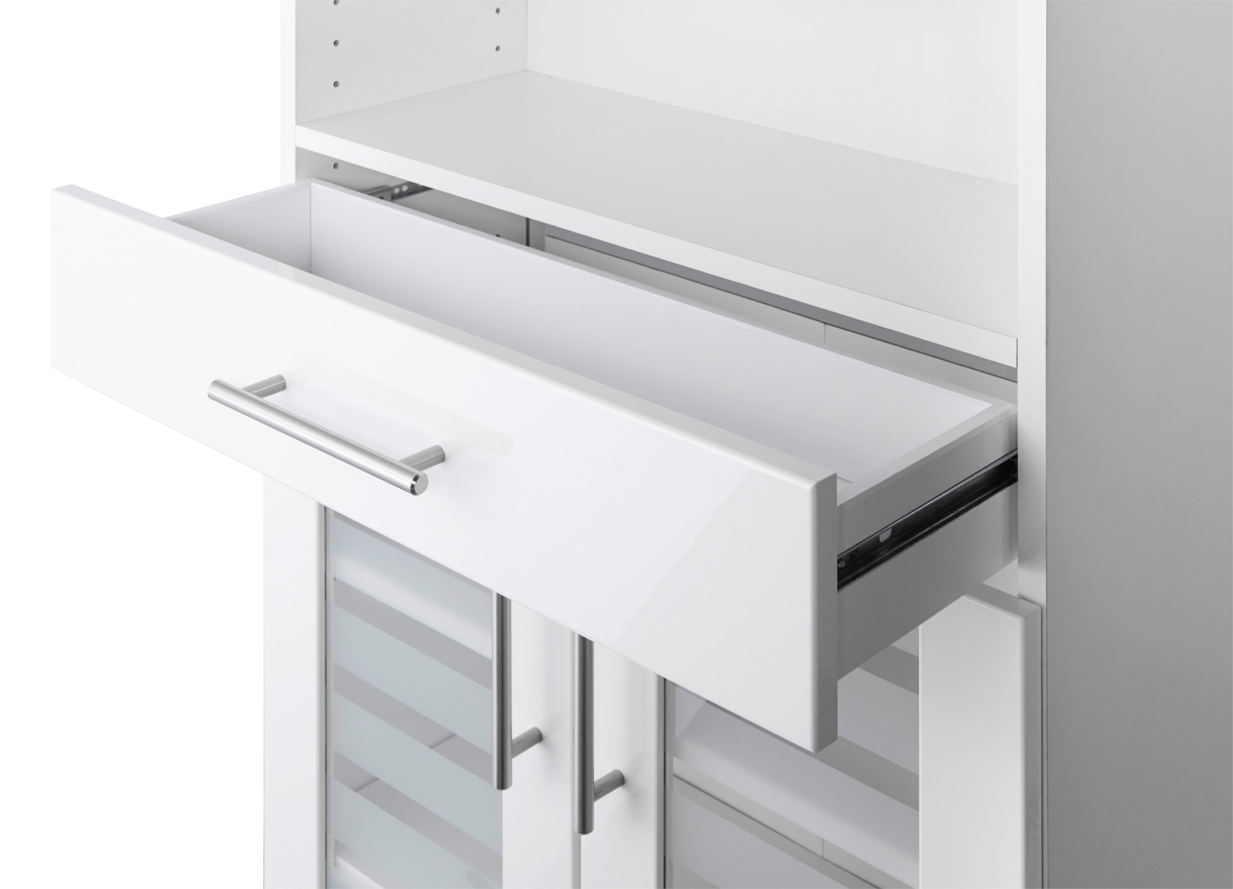 welltime Seitenschrank »Jaca«, Breite 60 cm, mit MDF Hochglanz-Fronten