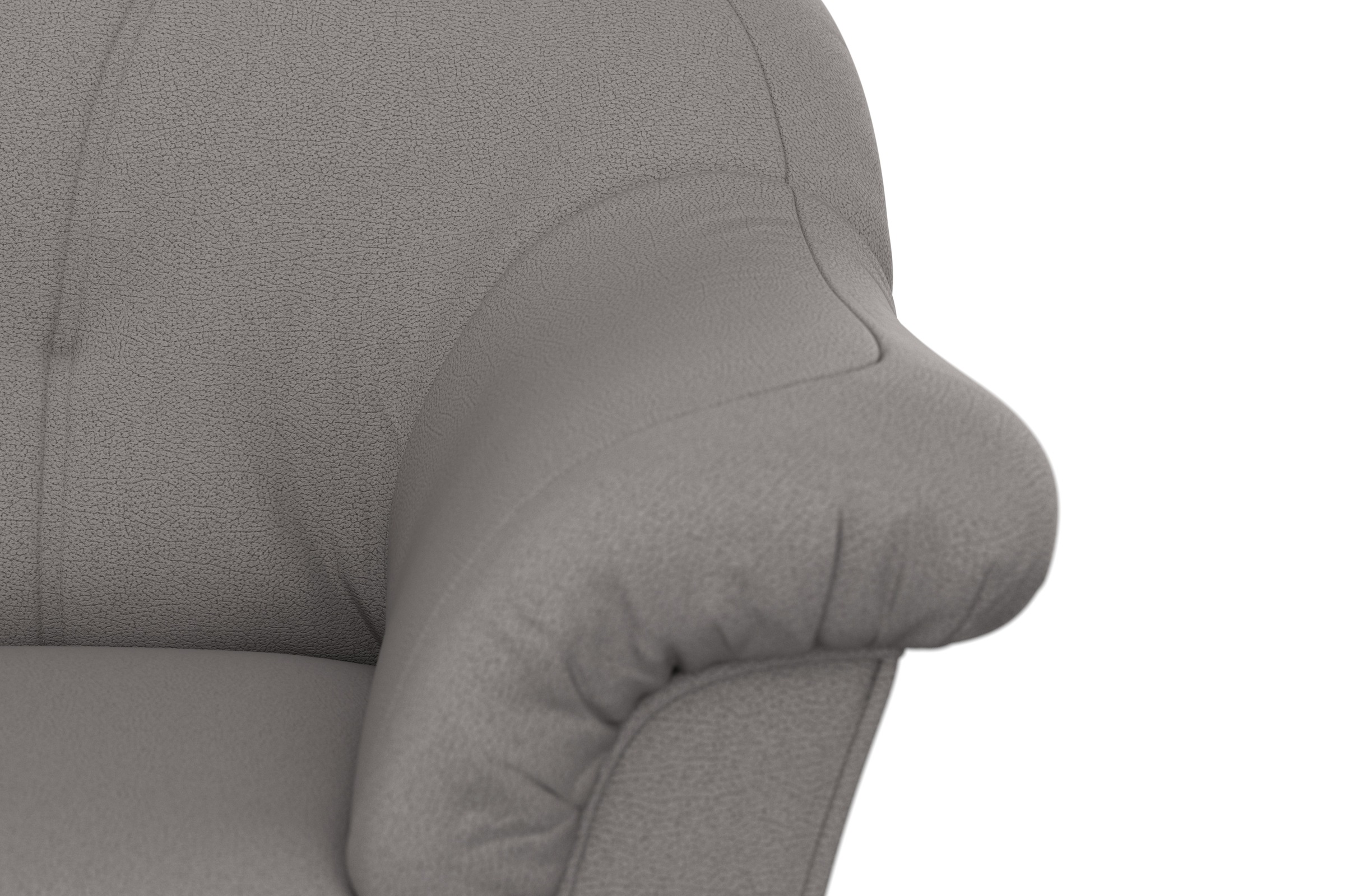 DOMO collection Ecksofa »Pegnitz, elegante Rückensteppung, kompakte Stellmaße 238/141cm, L-Form«, wahlweise mit Bettfunktion