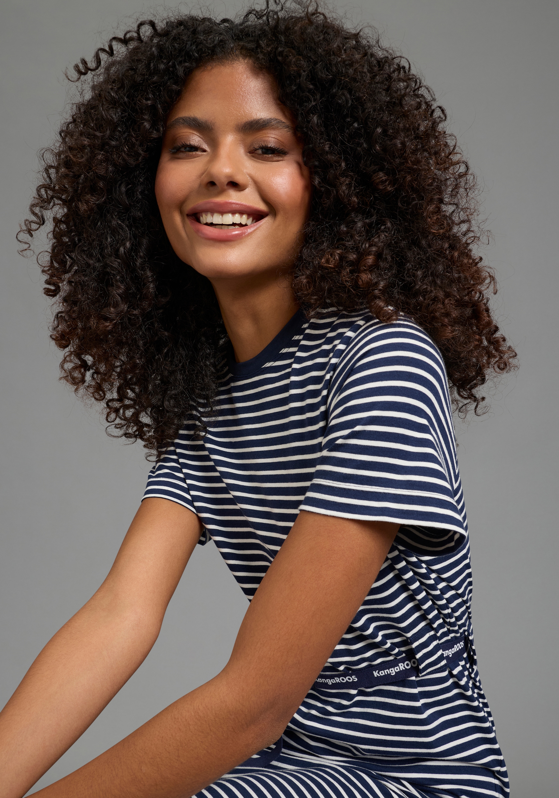 KangaROOS Midikleid 2 tlg. tlg. im sportlichen Look aus festem Jersey