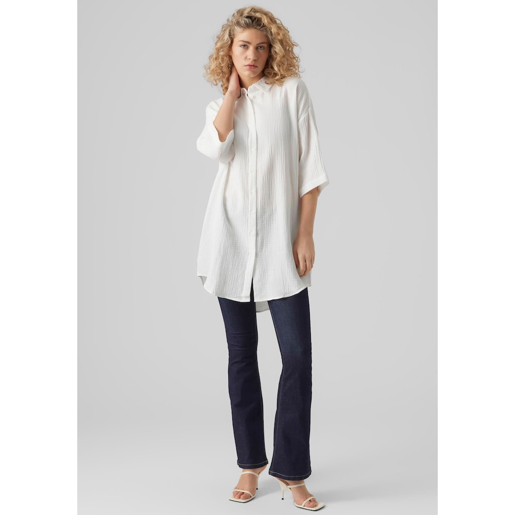 Vero Moda Hemdblusenkleid »VMNATALI 3/4 LONG OVERSHIRT NOOS«