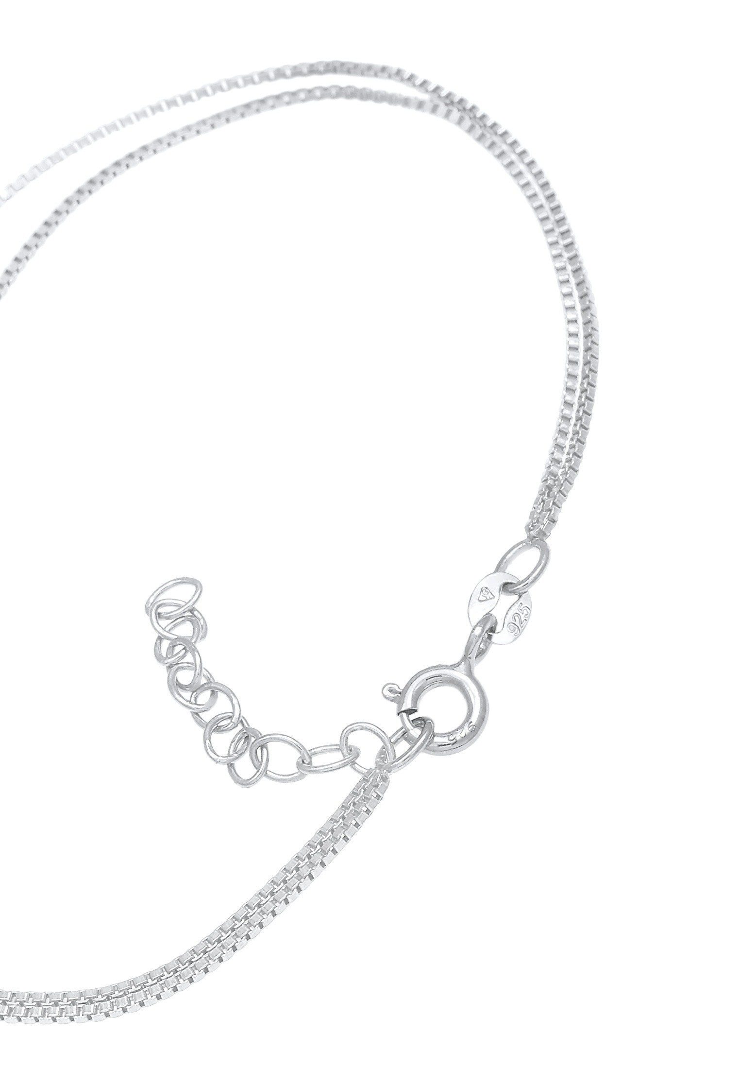 Elli Armkette »Armband Infinity Verschlungen Venezianer Basic 925 Silber«